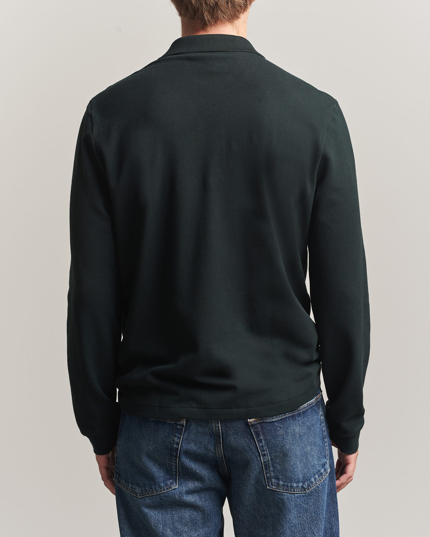 Heren | Polo's | Lacoste | Original Long Sleeve Polo Piké Dark Varech