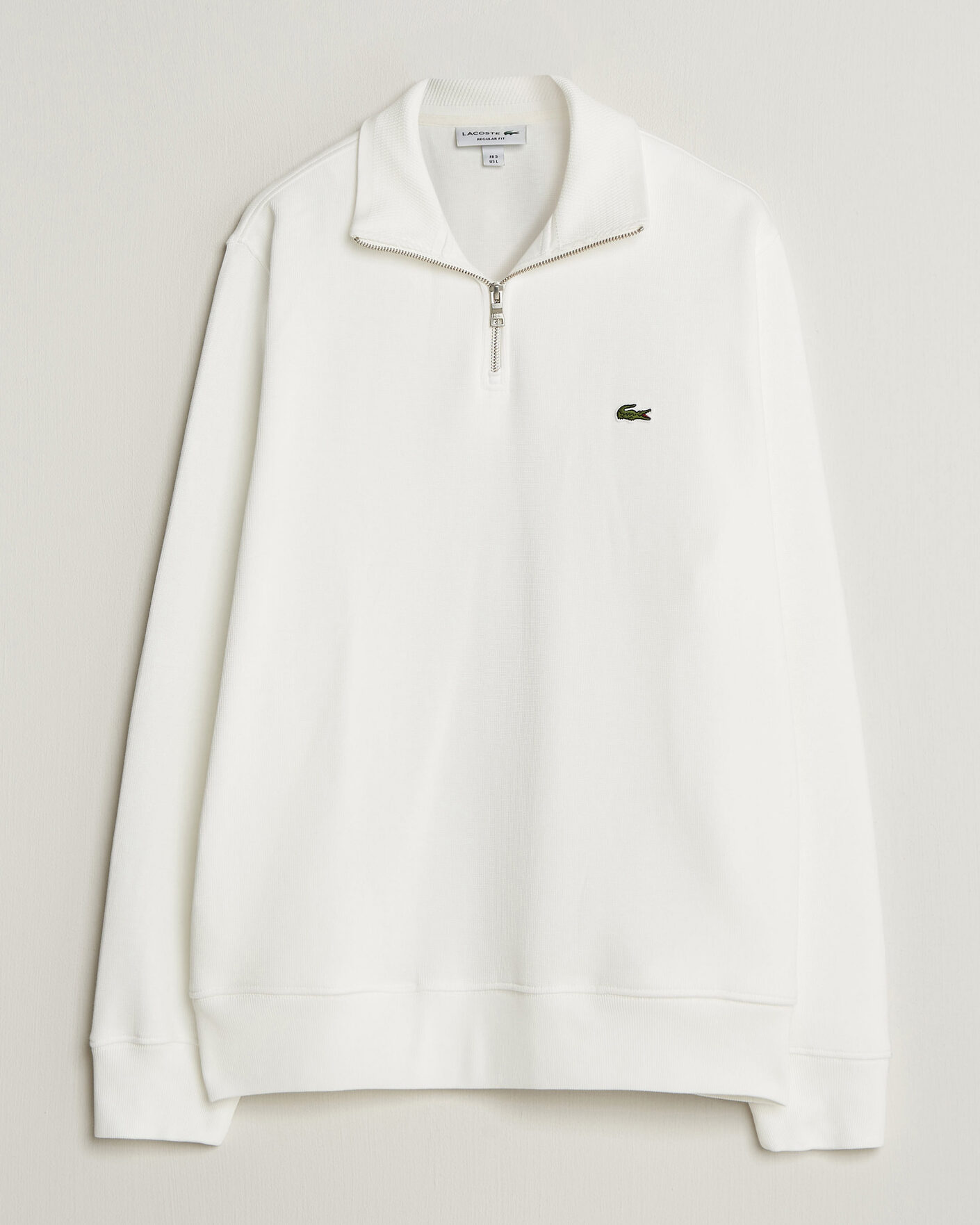 Homme | Pulls Et Tricots | Lacoste | Rib Interlock Half Zip Flour