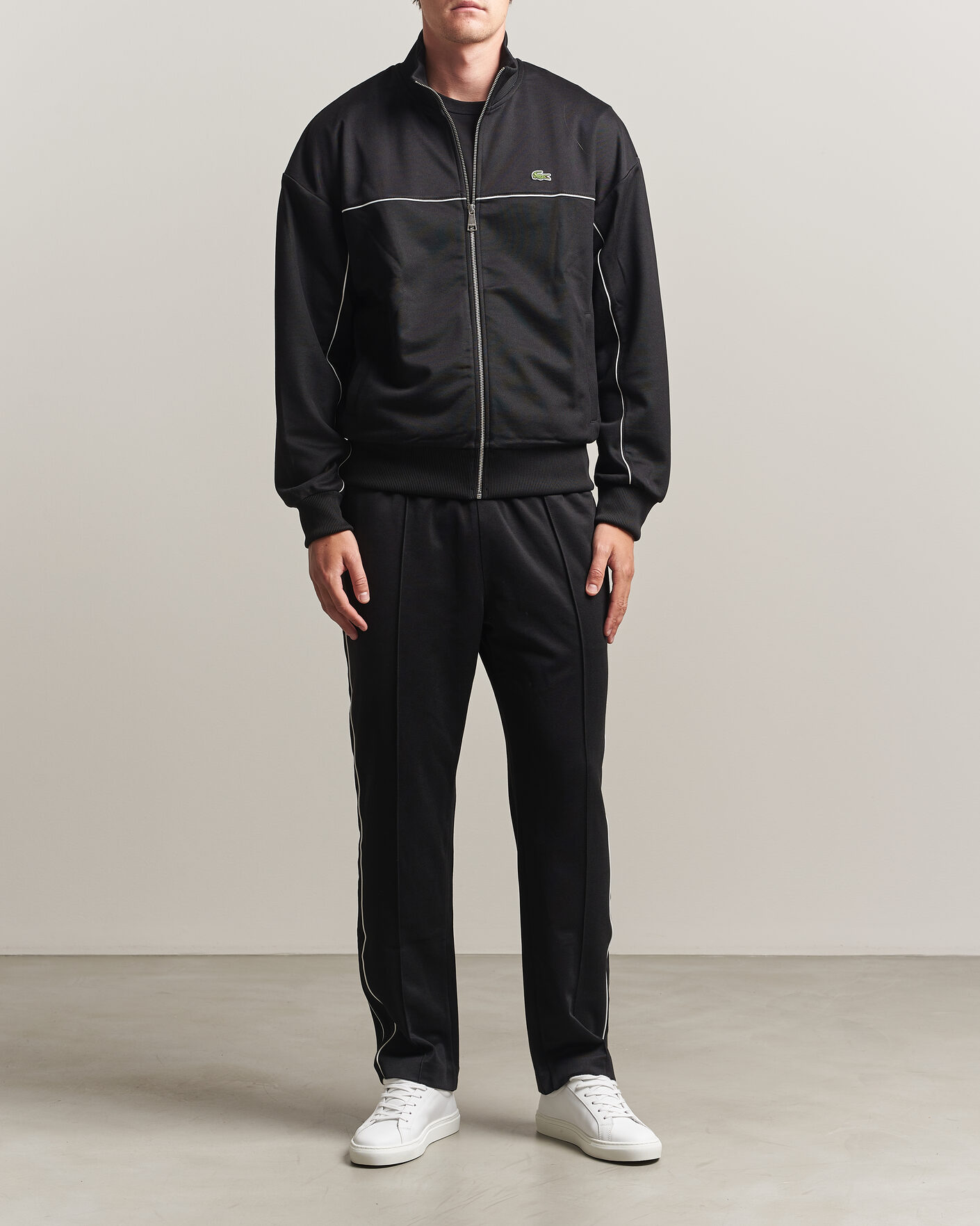 Heren | Broeken | Lacoste | Piqué Track Pants Black