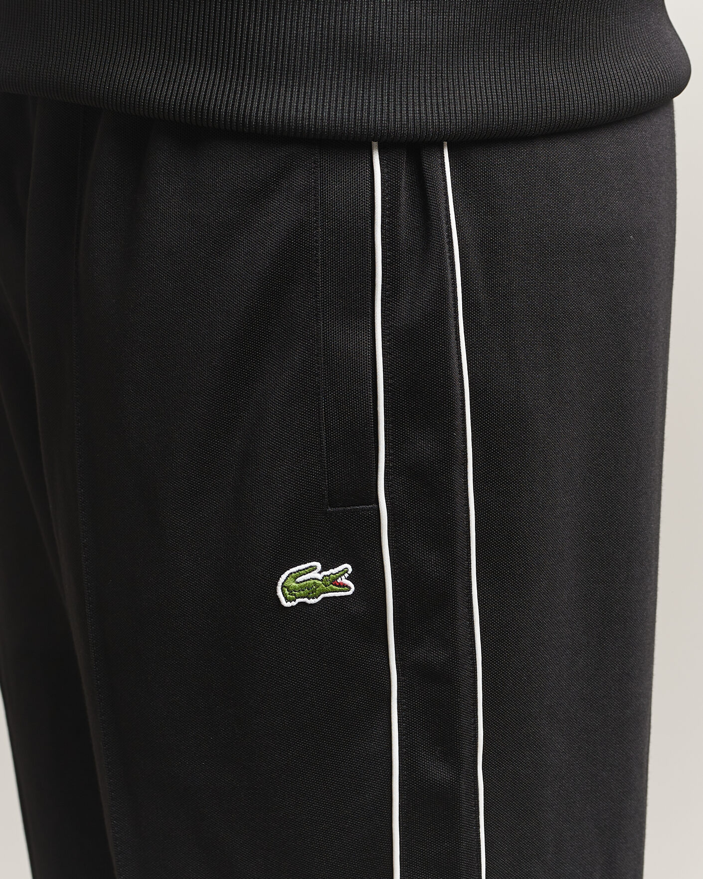 Heren | Broeken | Lacoste | Piqué Track Pants Black
