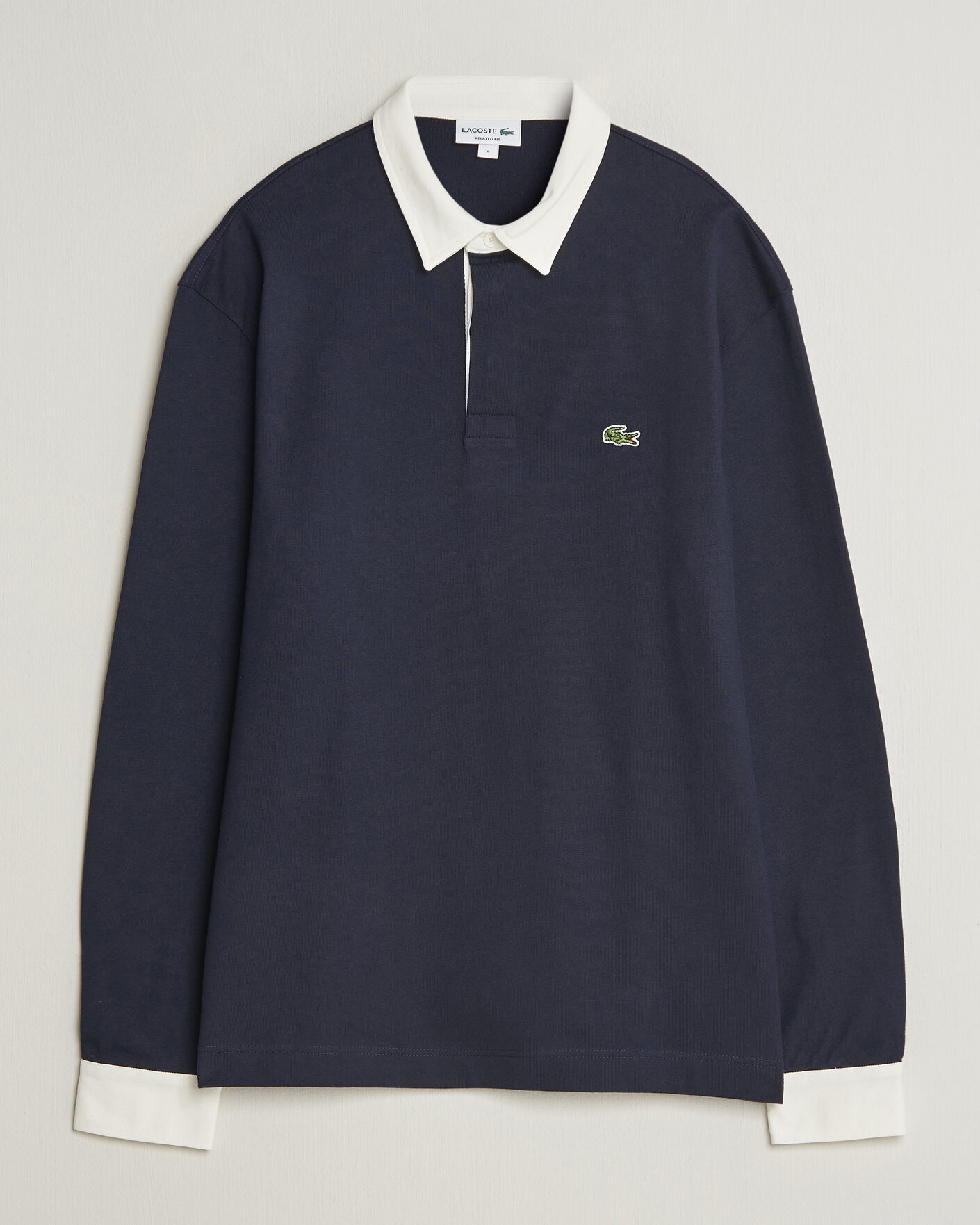Heren | Truien | Lacoste | Heavy Cotton Rugger Dark Navy