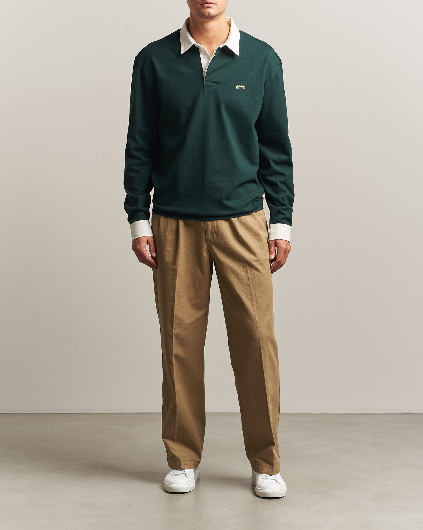 Homme | Pulls Et Tricots | Lacoste | Heavy Cotton Rugger Sinople