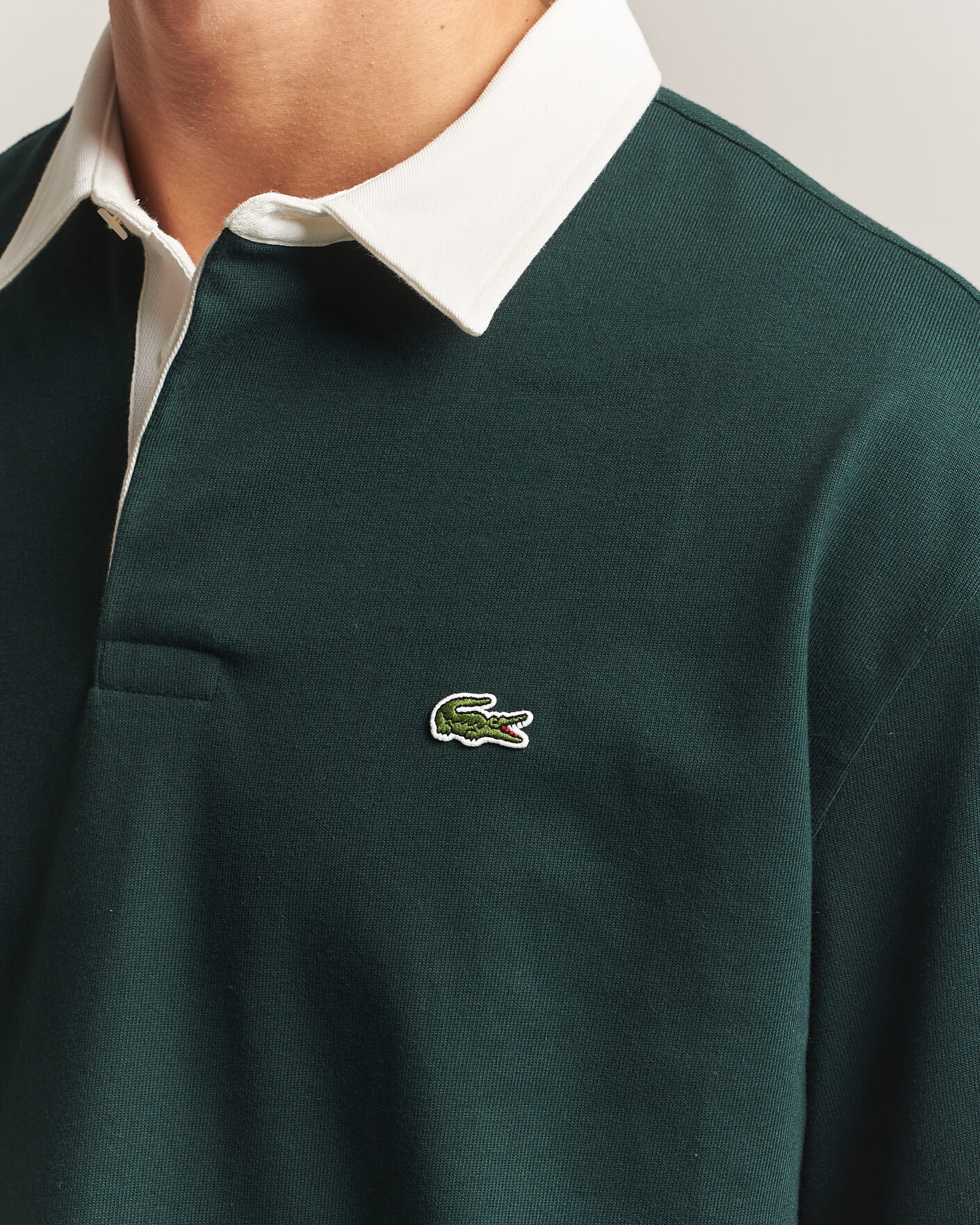 Homme | Pulls Et Tricots | Lacoste | Heavy Cotton Rugger Sinople