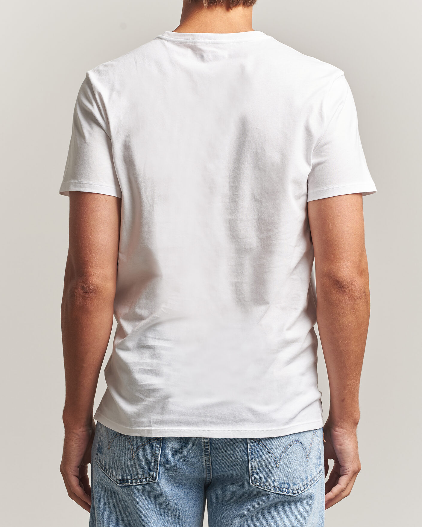Homme | T-shirts | Lacoste | 3-Pack Crew Neck T-Shirt White
