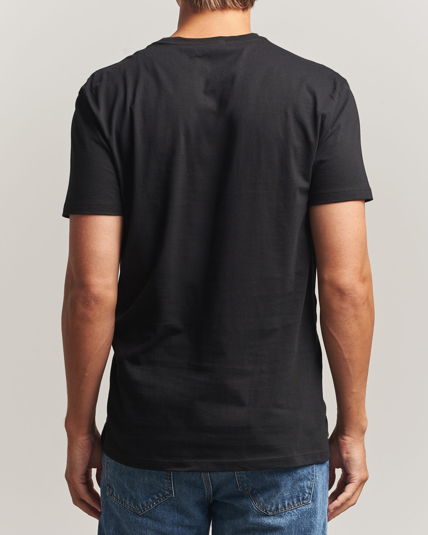 Homme | T-shirts | Lacoste | 3-Pack Crew Neck T-Shirt Black
