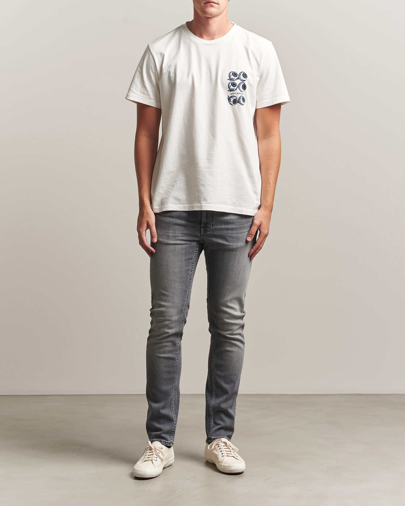 Homme | Jeans | Nudie Jeans | Lean Dean Jeans Grey Wave