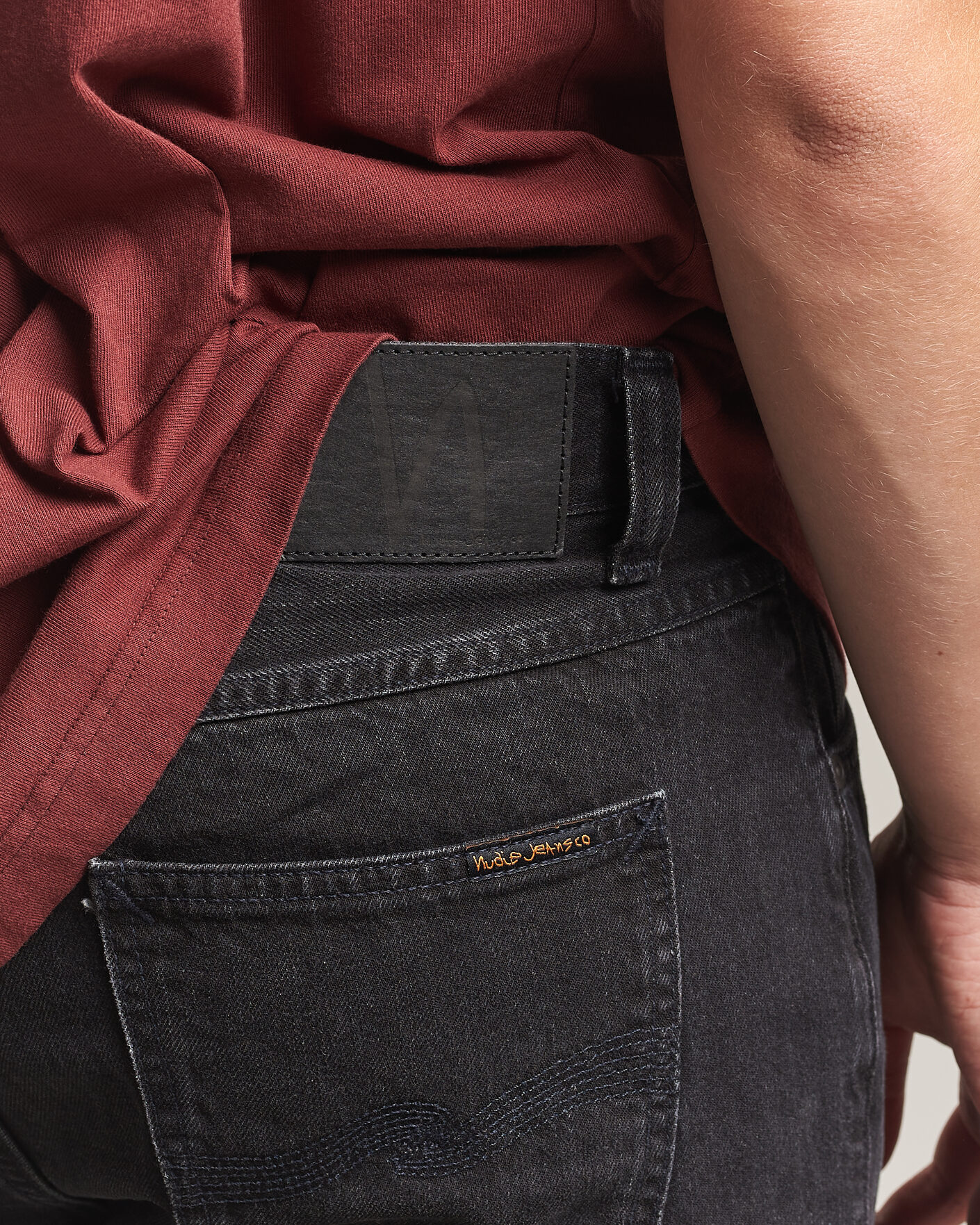Heren | Jeans | Nudie Jeans | Steady Eddie II Jeans Black Fog