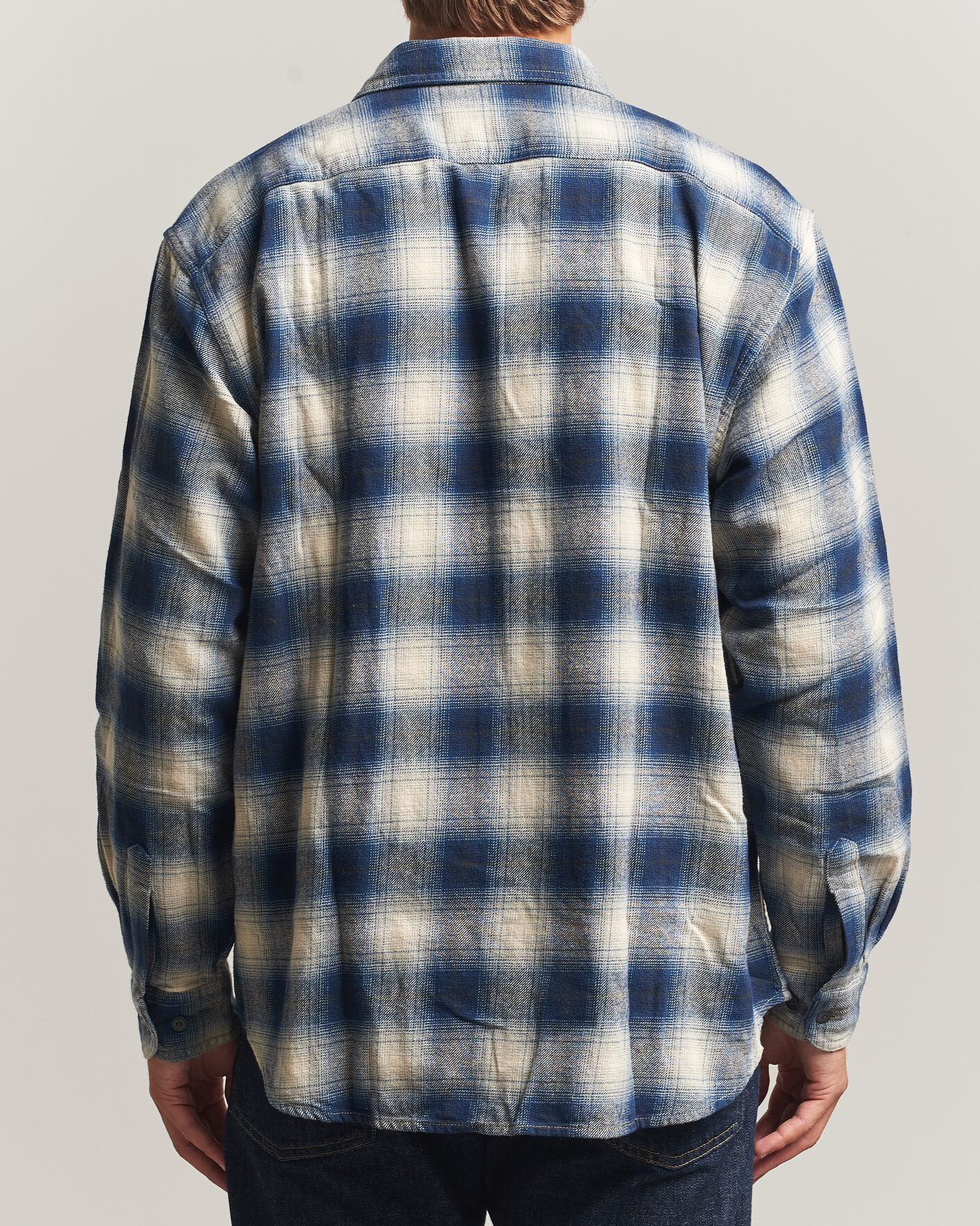 Homme | Chemises | Nudie Jeans | Julian Worker Checked Shirt Blue