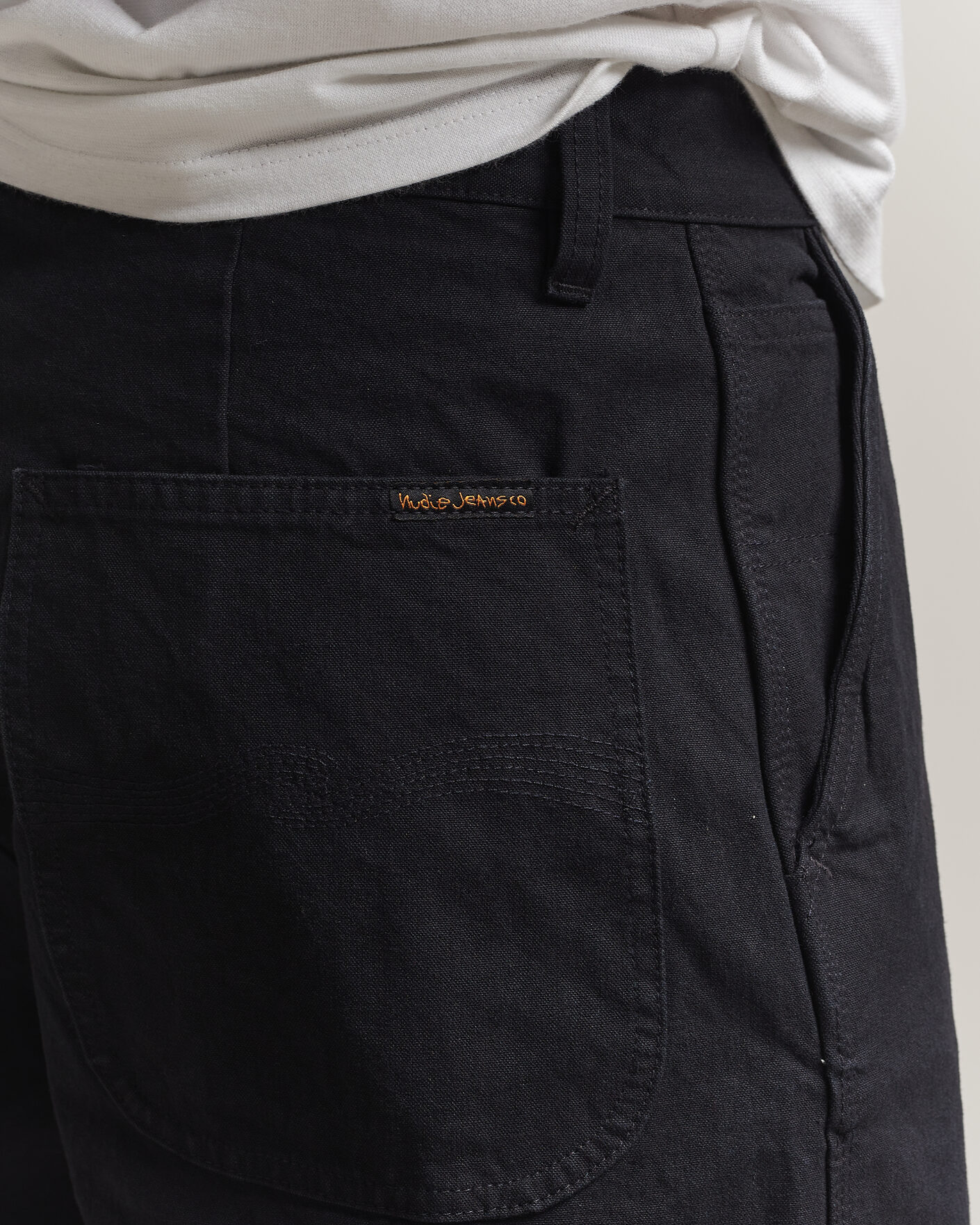 Homme | Pantalons | Nudie Jeans | Tuff Tony Duck Canvas Pants Black