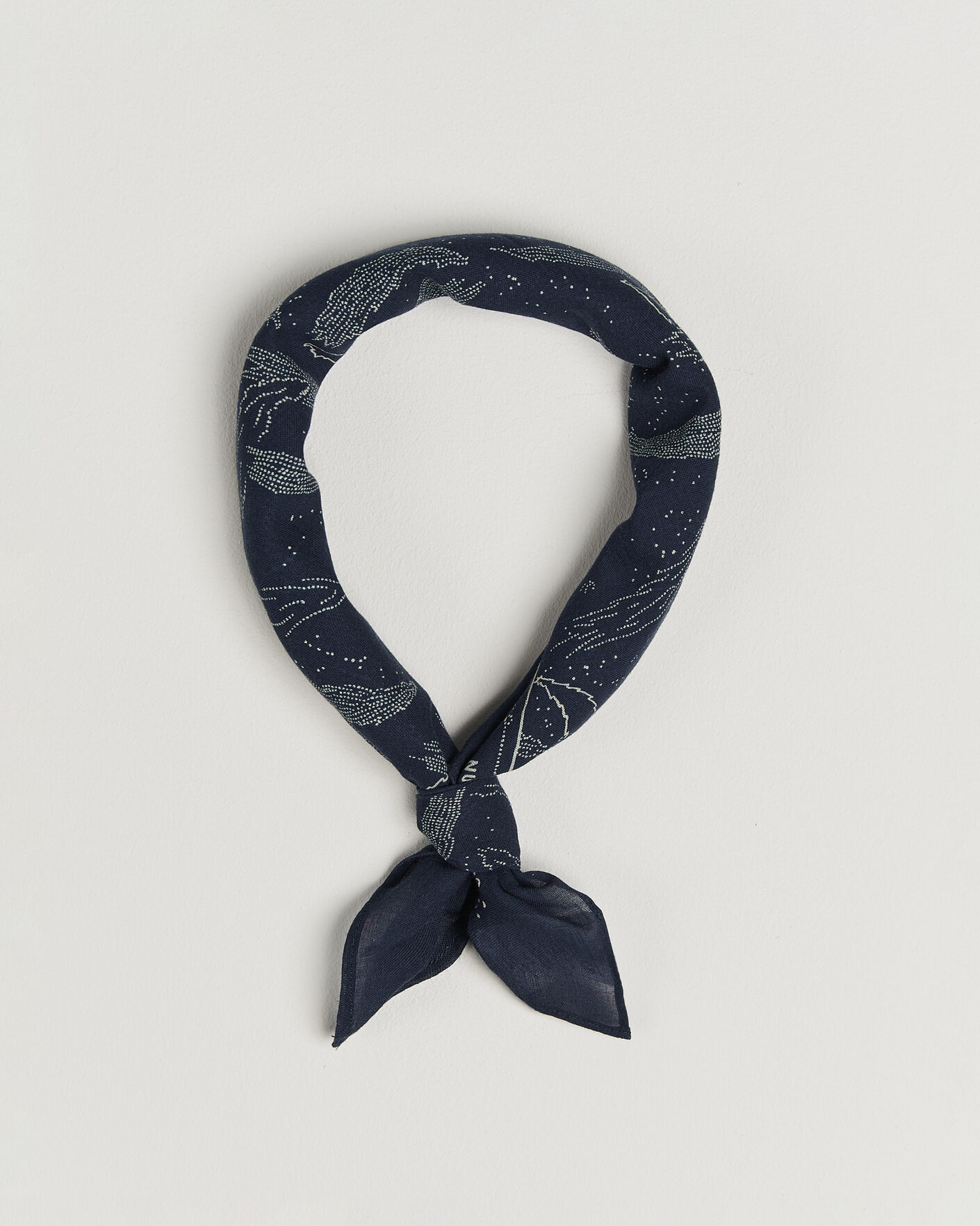 Homme | Écharpes | Nudie Jeans | Ingrid Printed Bandana Blue