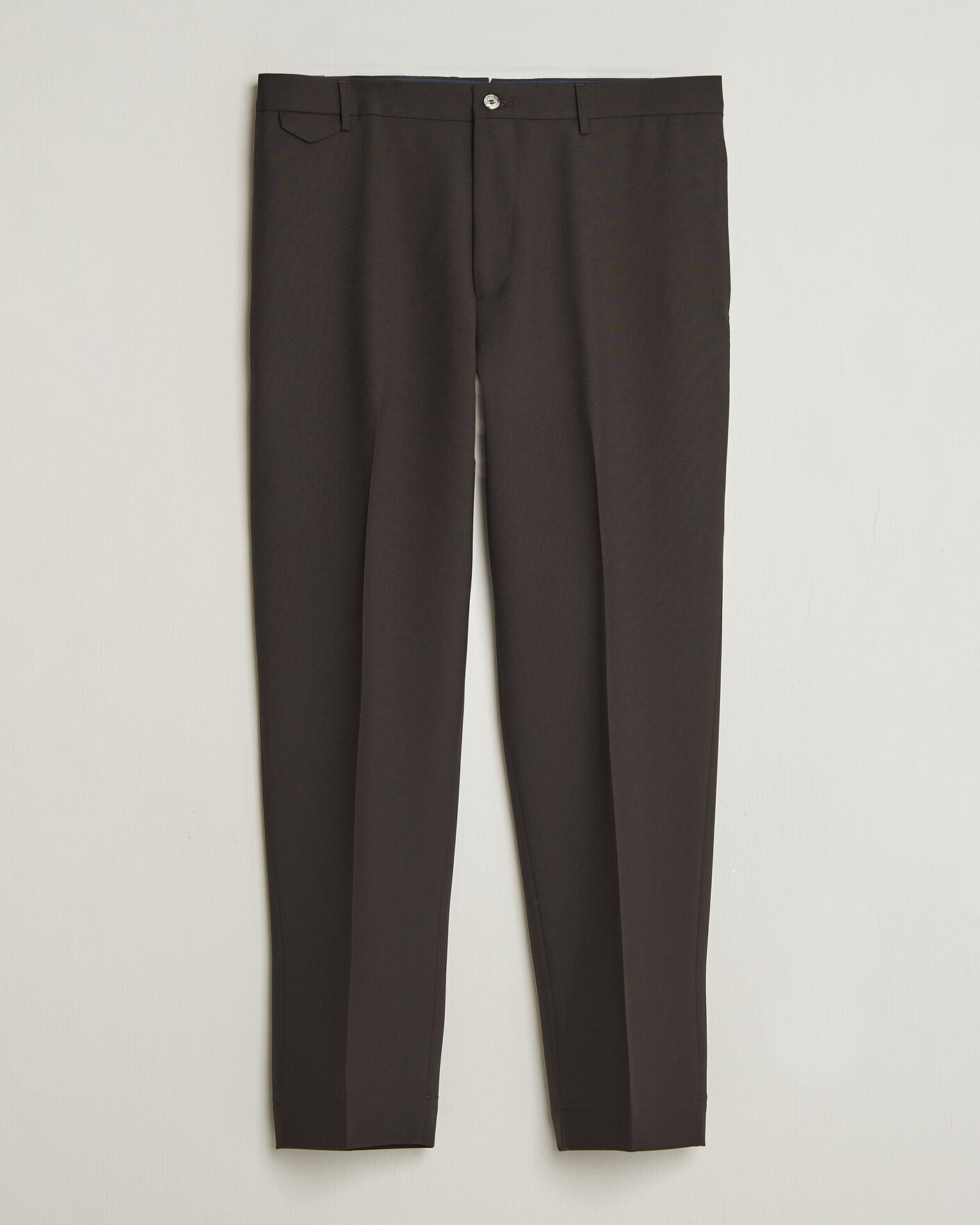 Heren | Broeken | Santaniello | Wool Trousers Brown