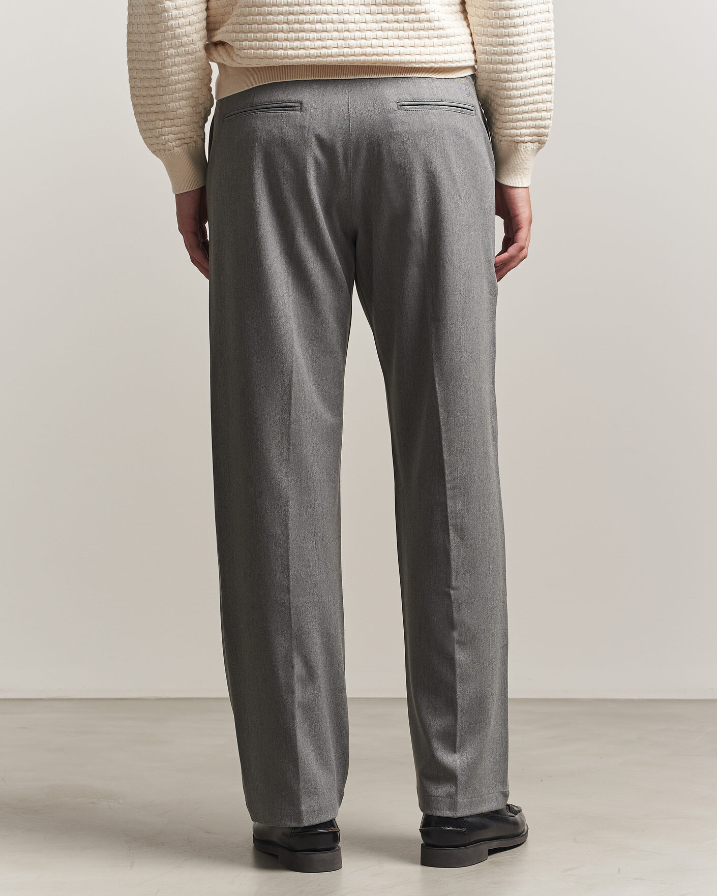 Heren | Broeken | LES DEUX | Como Solid Slack Pants Grey Melange