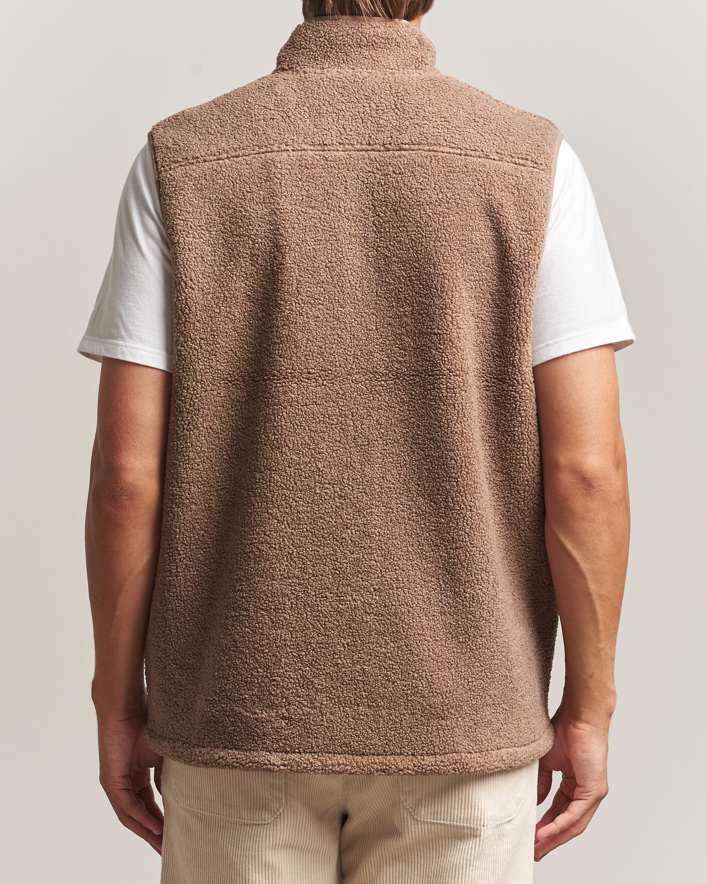 Heren | Gilets | LES DEUX | Patch Teddy Vest Caribou
