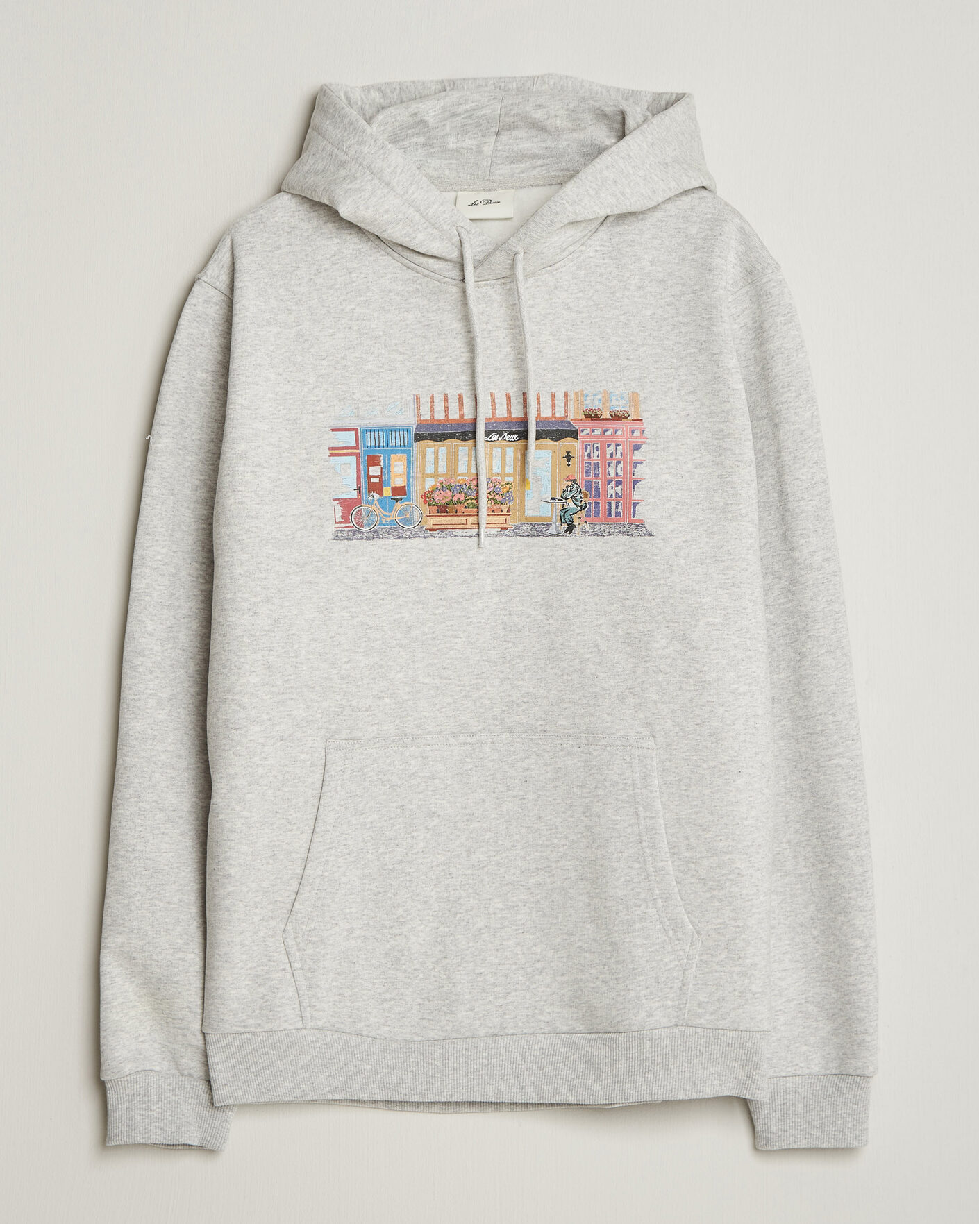 Heren | Truien | LES DEUX | Market Hoodie Snow Melange