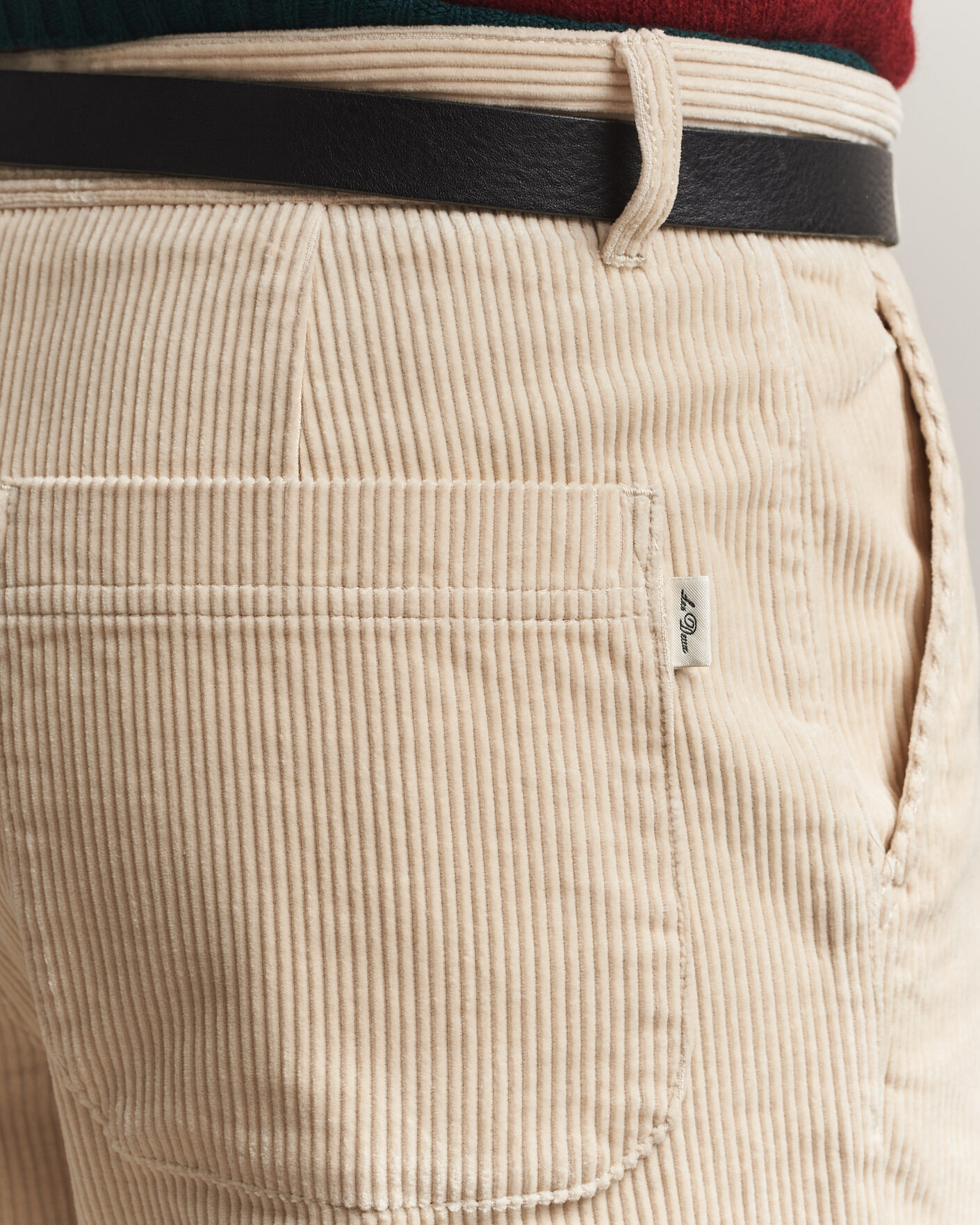 Homme | Pantalons | LES DEUX | Corduroy Tapered Pants Ivory