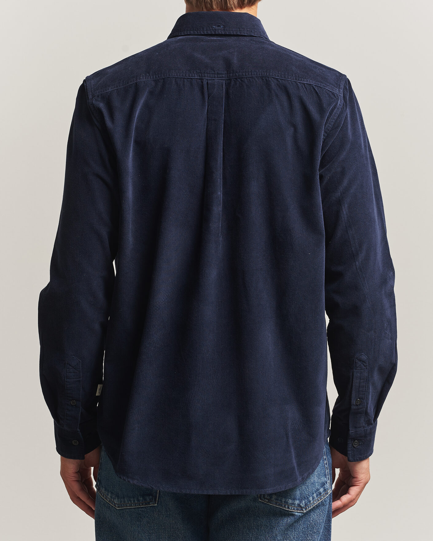 Heren | Overhemden | LES DEUX | Pinwale Corduroy Shirt Dark Navy
