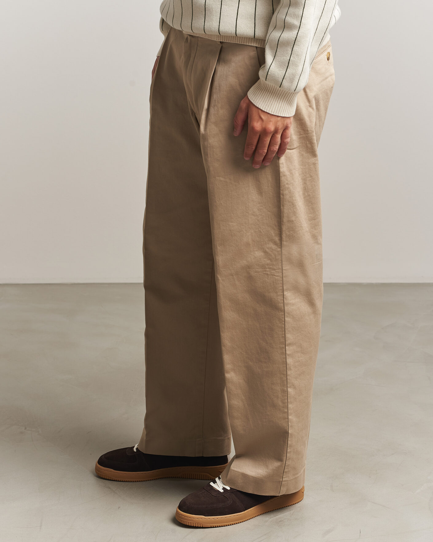 Homme | Baskets | LES DEUX | Suede Sneaker Molé Brown