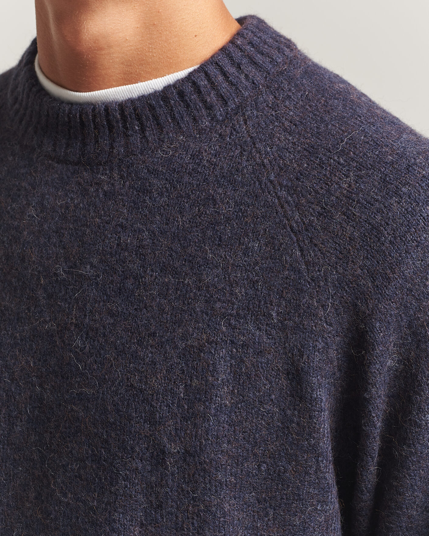 Heren | Truien | LES DEUX | Soft Roundneck Knit Dark Navy