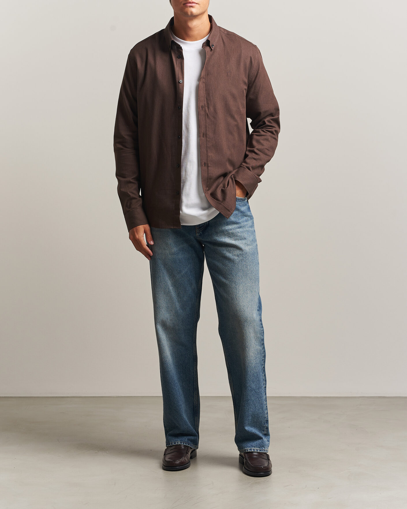 Heren | Overhemden | LES DEUX | Soft Flannel Shirt Delicioso