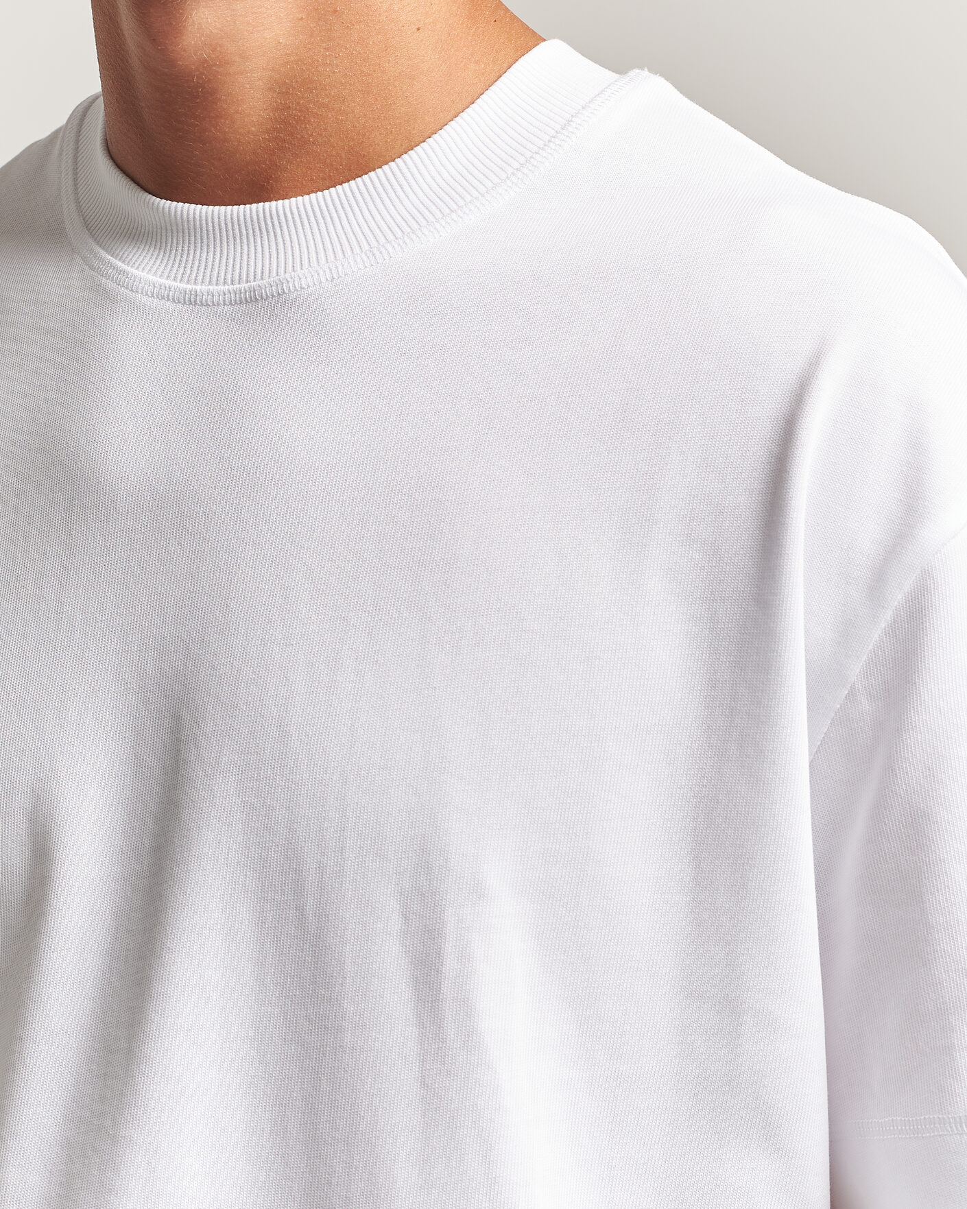 Heren | T-shirts | LES DEUX | Heavyweight T-Shirt White