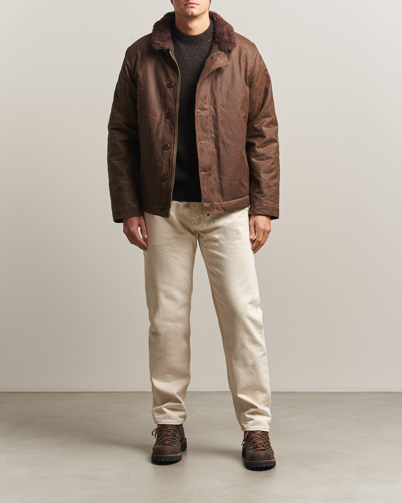 Heren | Jassen | Manifattura Ceccarelli | Deck Jacket Dark Tan