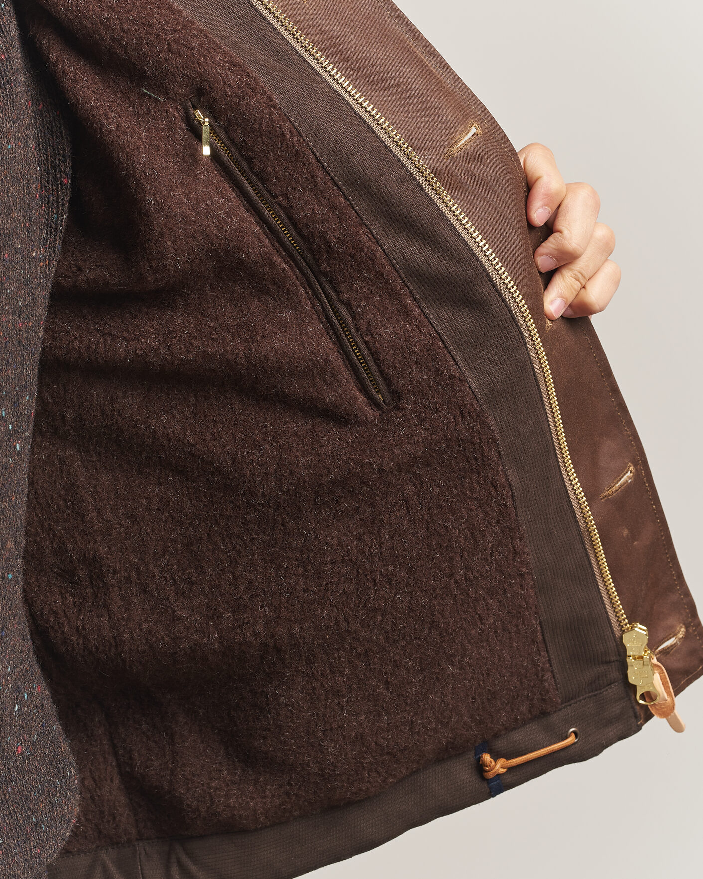 Heren | Jassen | Manifattura Ceccarelli | Deck Jacket Dark Tan
