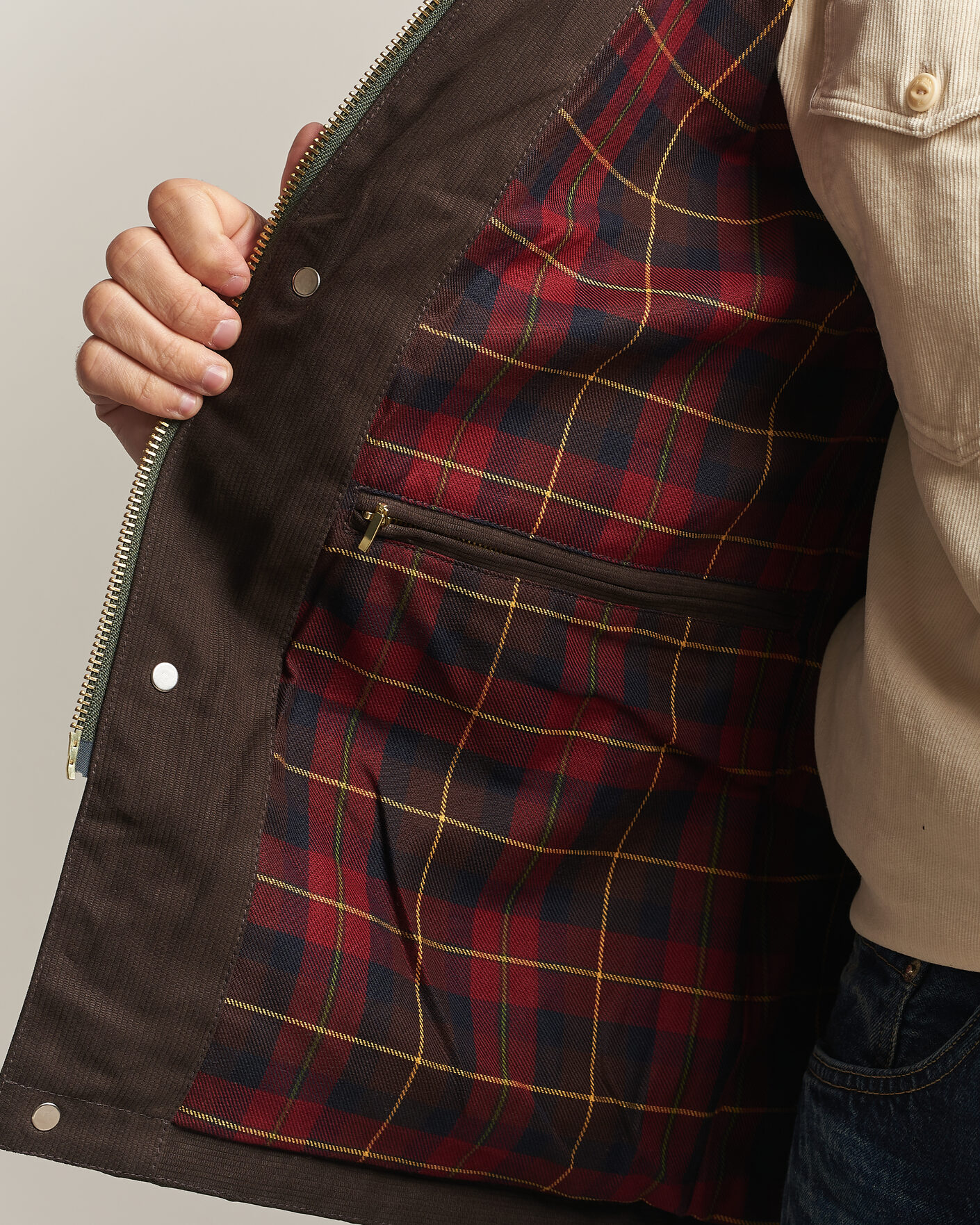 Heren | Jassen | Manifattura Ceccarelli | Rain Caban Wax Cloth Dark Green