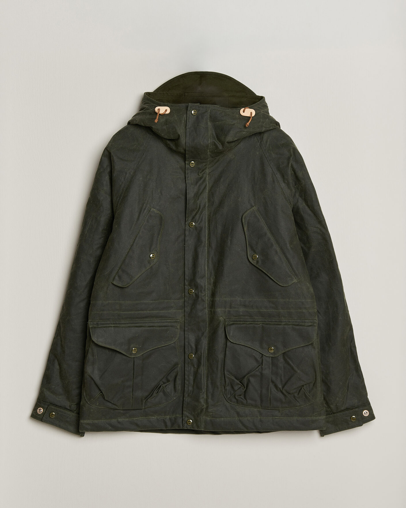 Homme | Manteaux Et Vestes | Manifattura Ceccarelli | New Fisherman Parka Dark Green