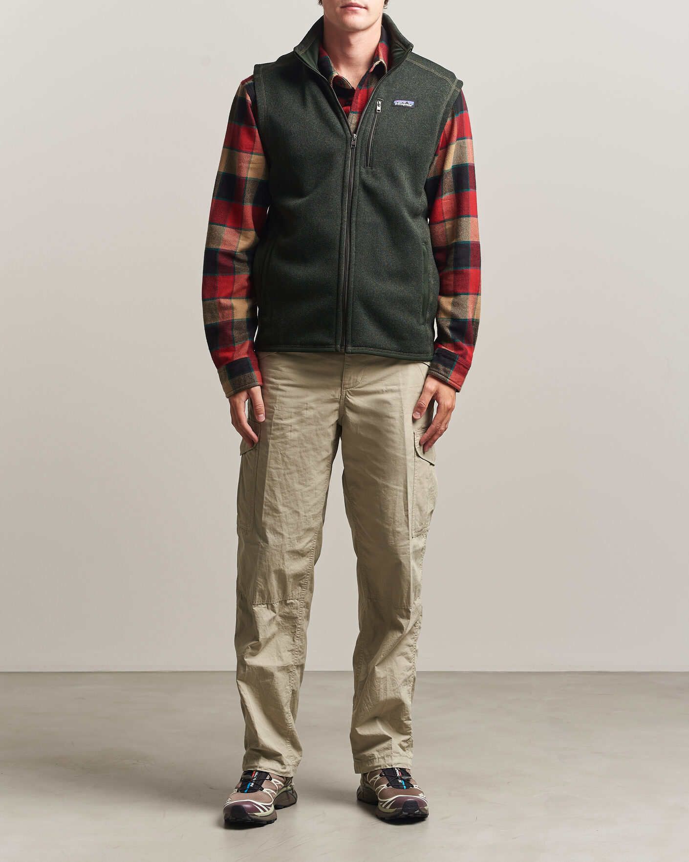 Heren | Gilets | Patagonia | Better Sweater Vest Old Growth Green