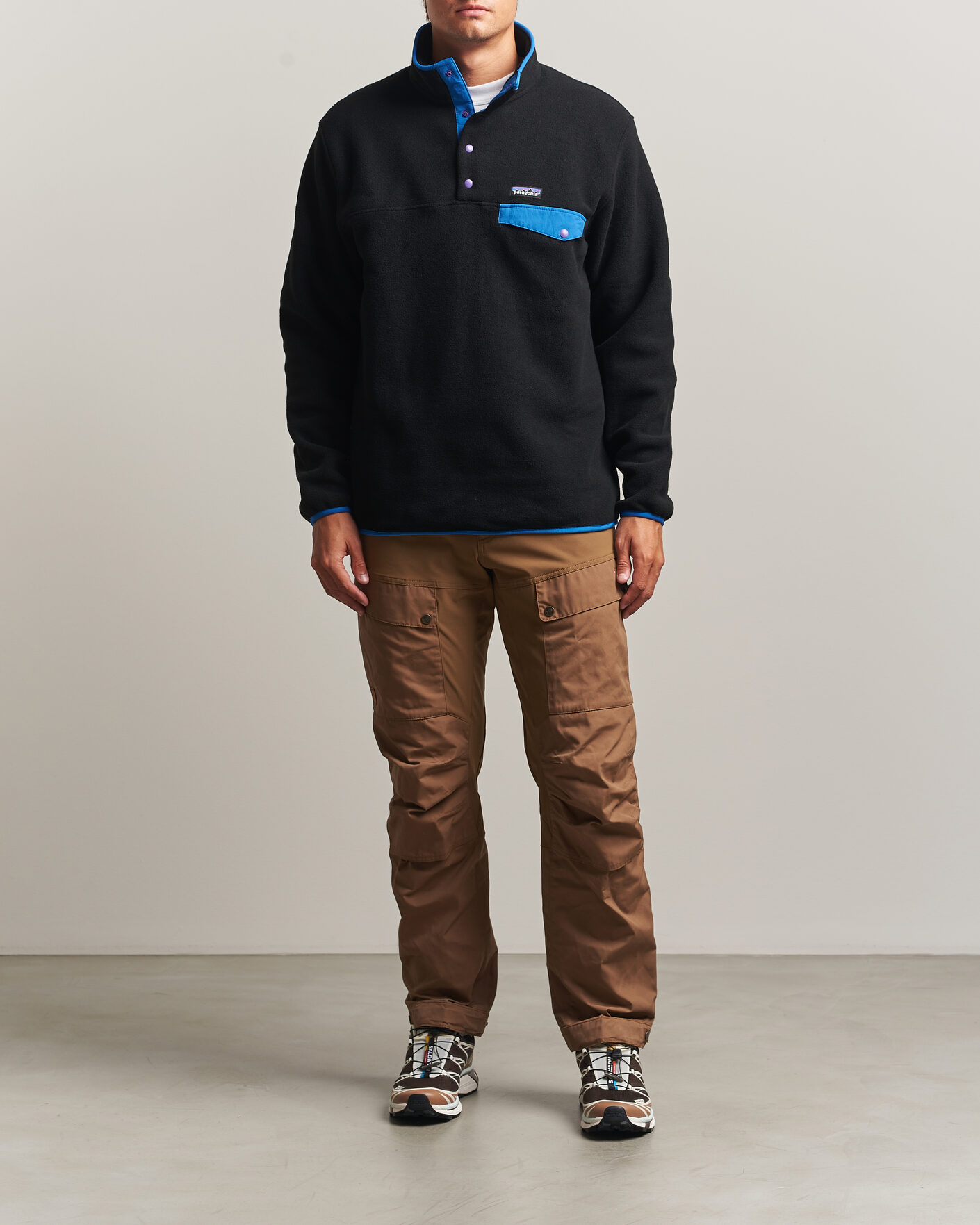 Heren | Truien | Patagonia | Synch Snap T Half Zip Fleece Black