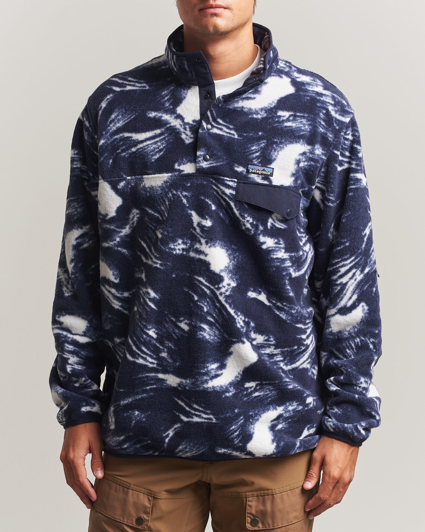 Homme | Pulls Et Tricots | Patagonia | Synch Snap T Half Zip Fleece Polar Breeze