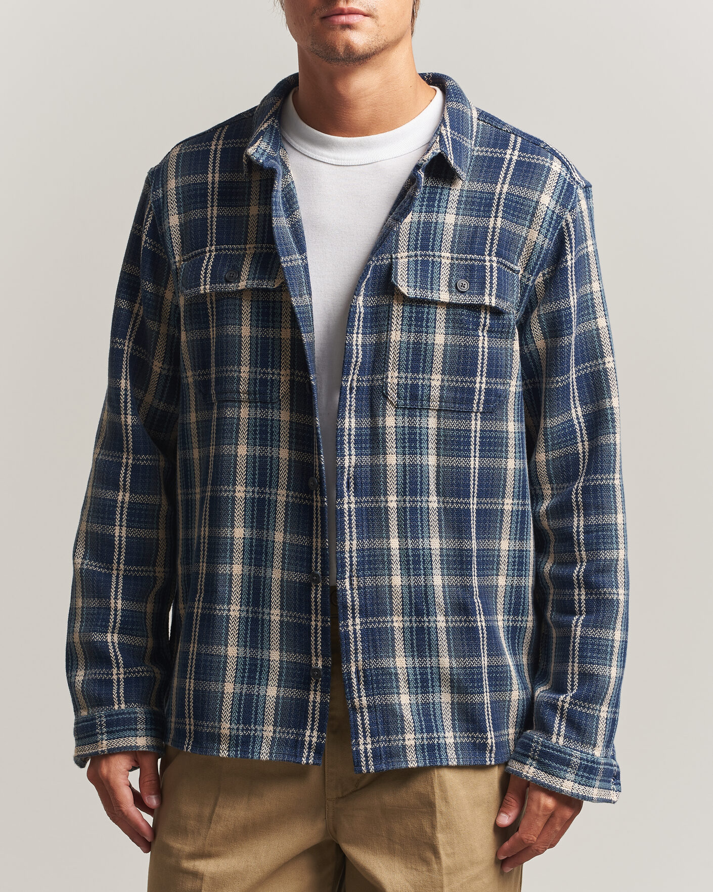 Heren | Overhemden | Patagonia | Fjord Loft Shirt Slorstice New Navy