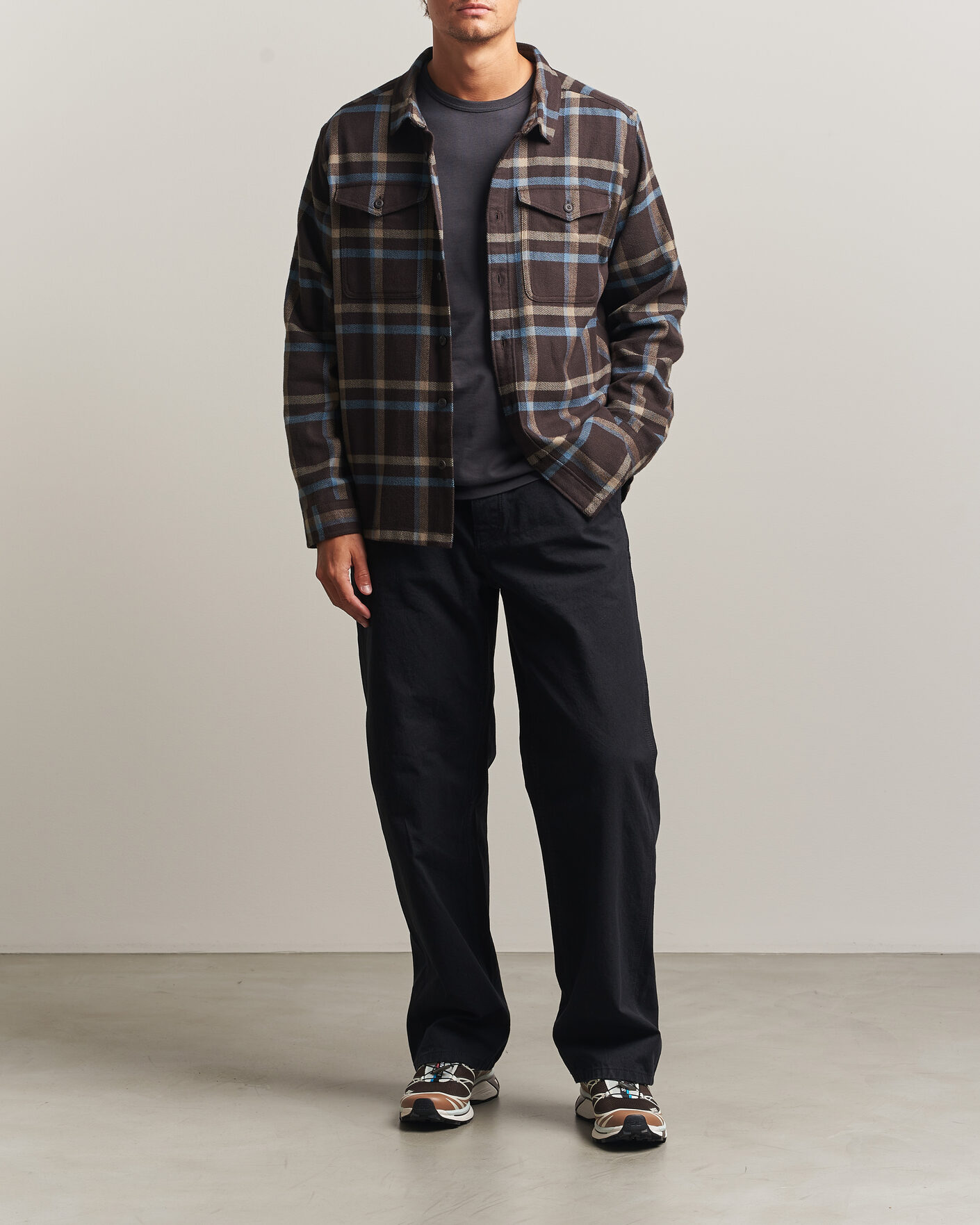 Heren | Overhemden | Patagonia | Fjord Flannel Shirt Den Brown