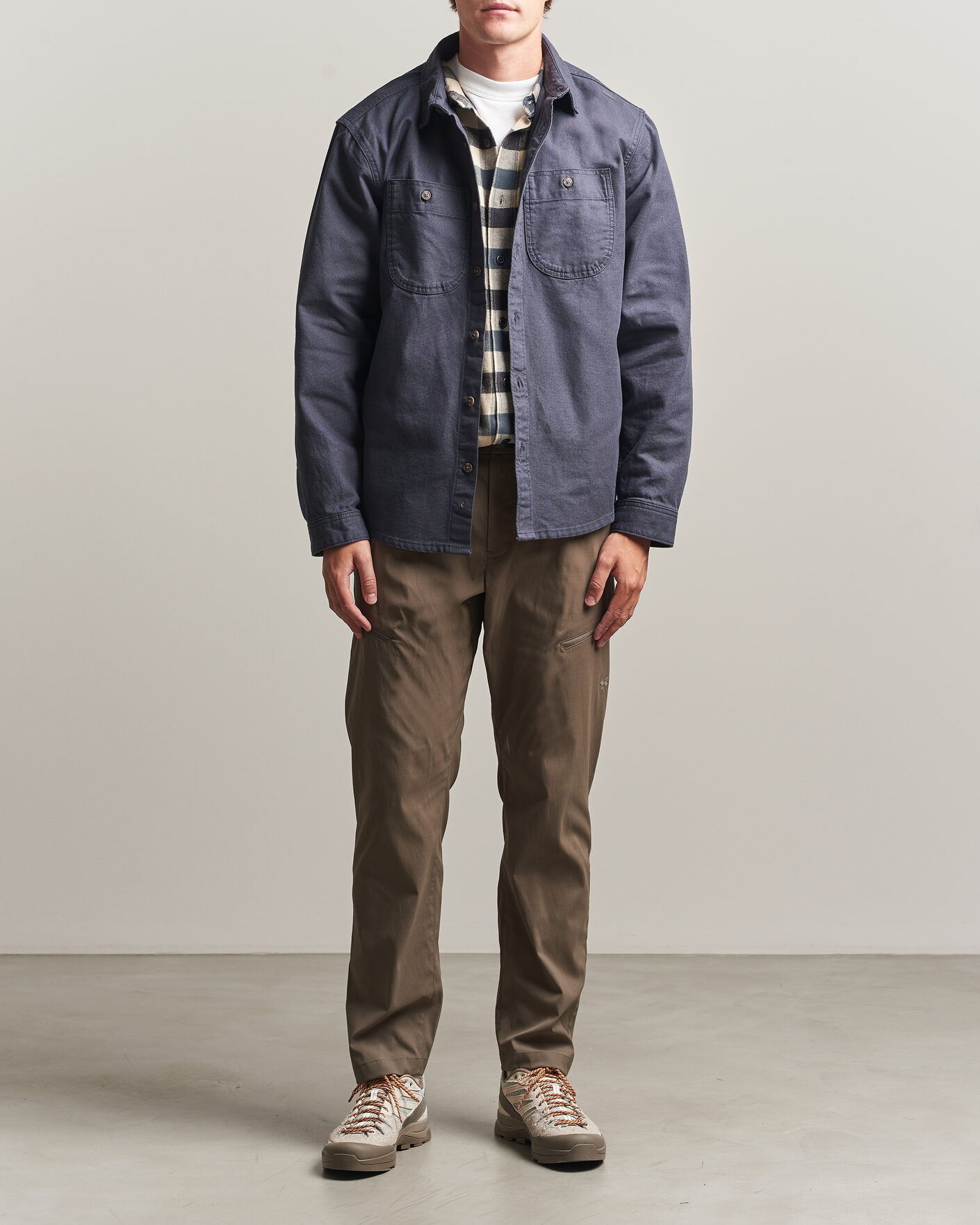 Heren | Overhemden | Patagonia | Point Reyes Canvas Shirt Smolder Blue