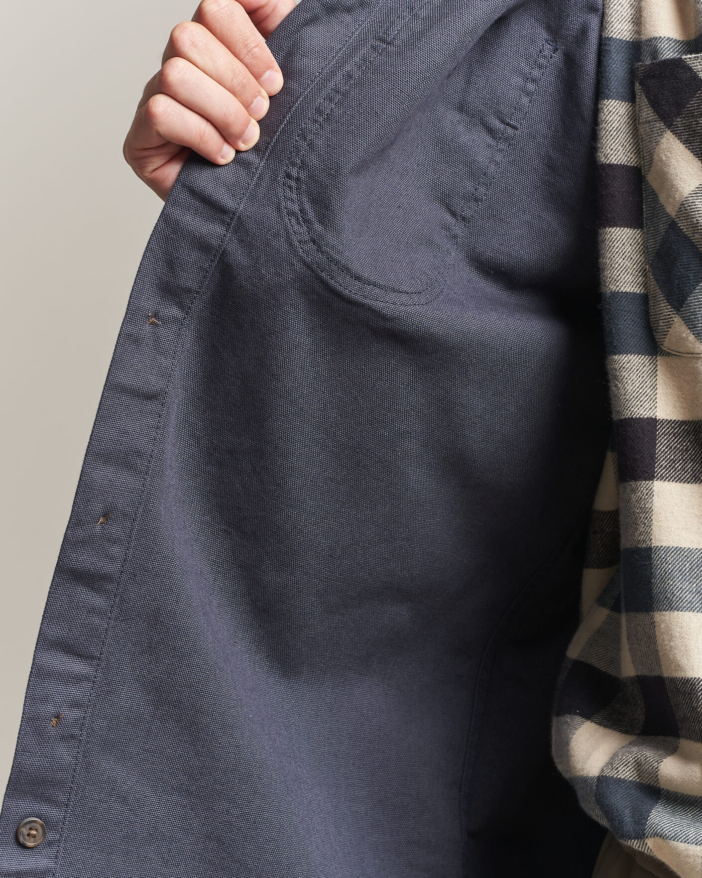 Heren | Overhemden | Patagonia | Point Reyes Canvas Shirt Smolder Blue