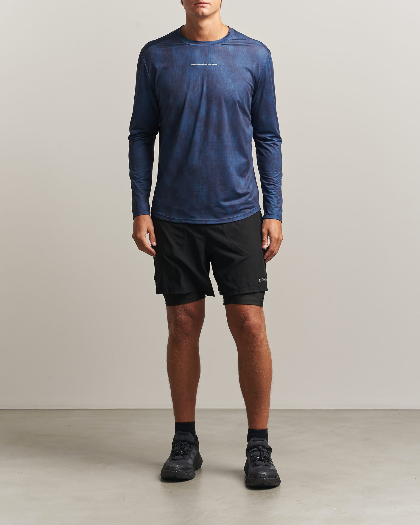 Homme | T-shirts | DOXA | Rerun Long Sleeve T-Shirt Indigo