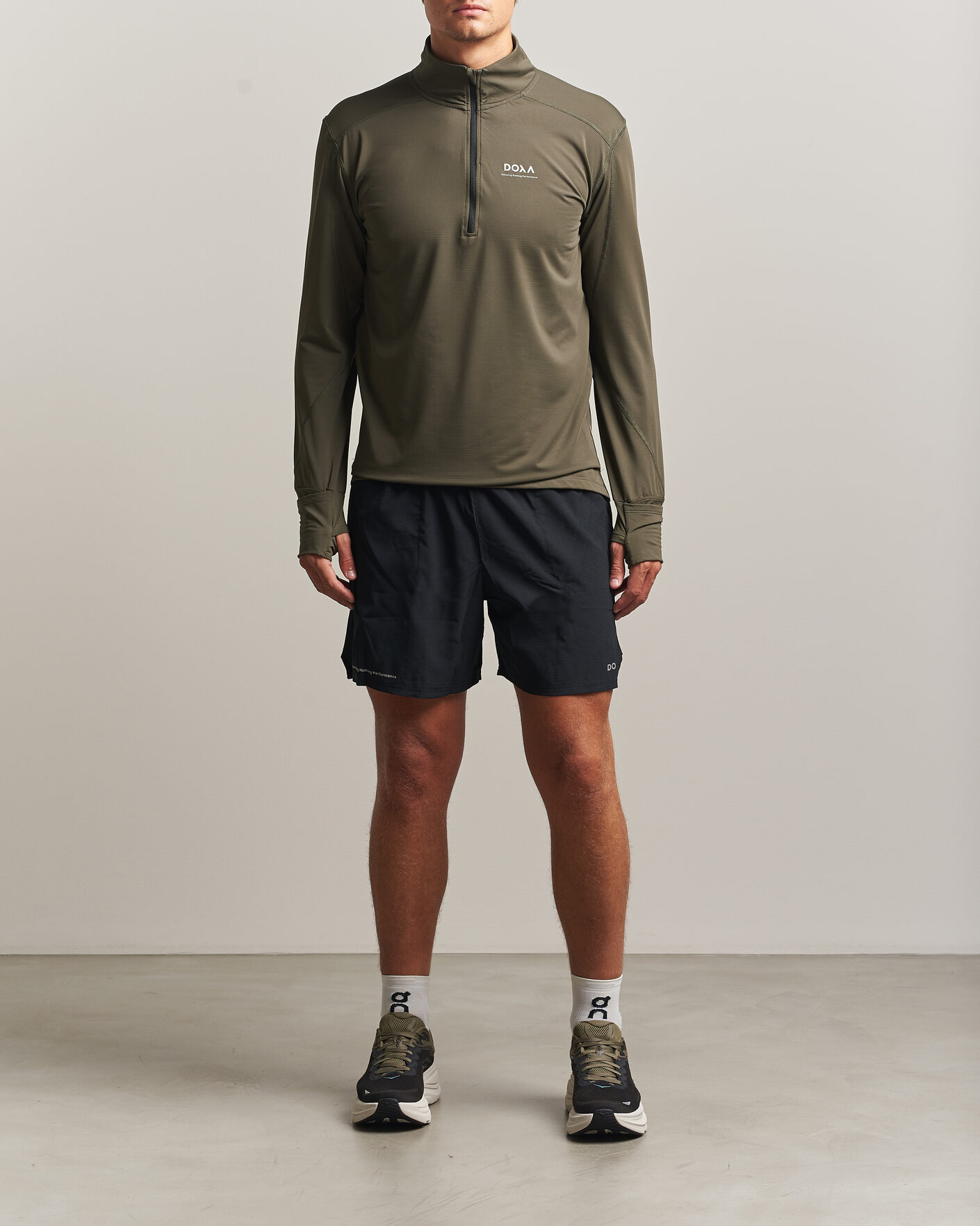 Heren | Truien | DOXA | Thermal Half Zip Terra