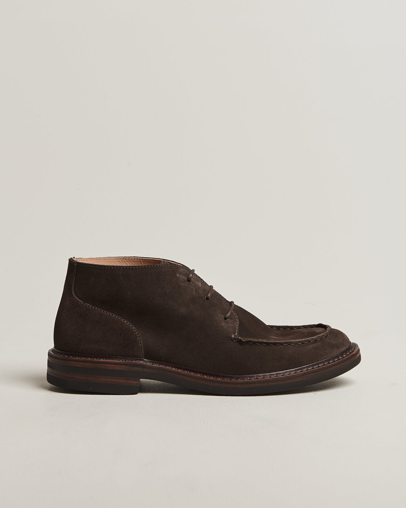 Heren | Laarzen | Astorflex | Deukeflex Dainite Chukka Boot Dark Brown Suede