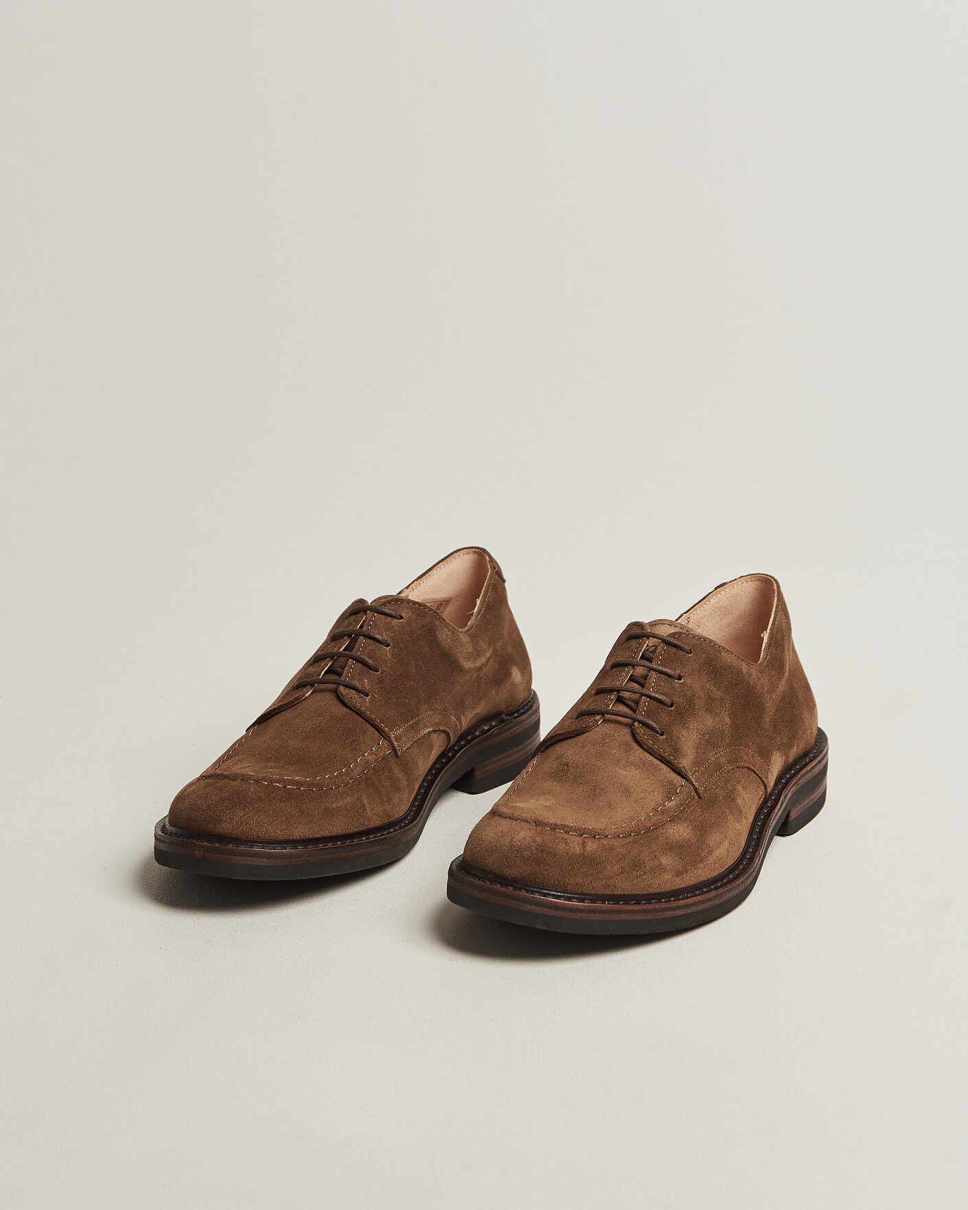 Homme | Derbies | Astorflex | Carlflex Moc Toe Dark Khaki Suede