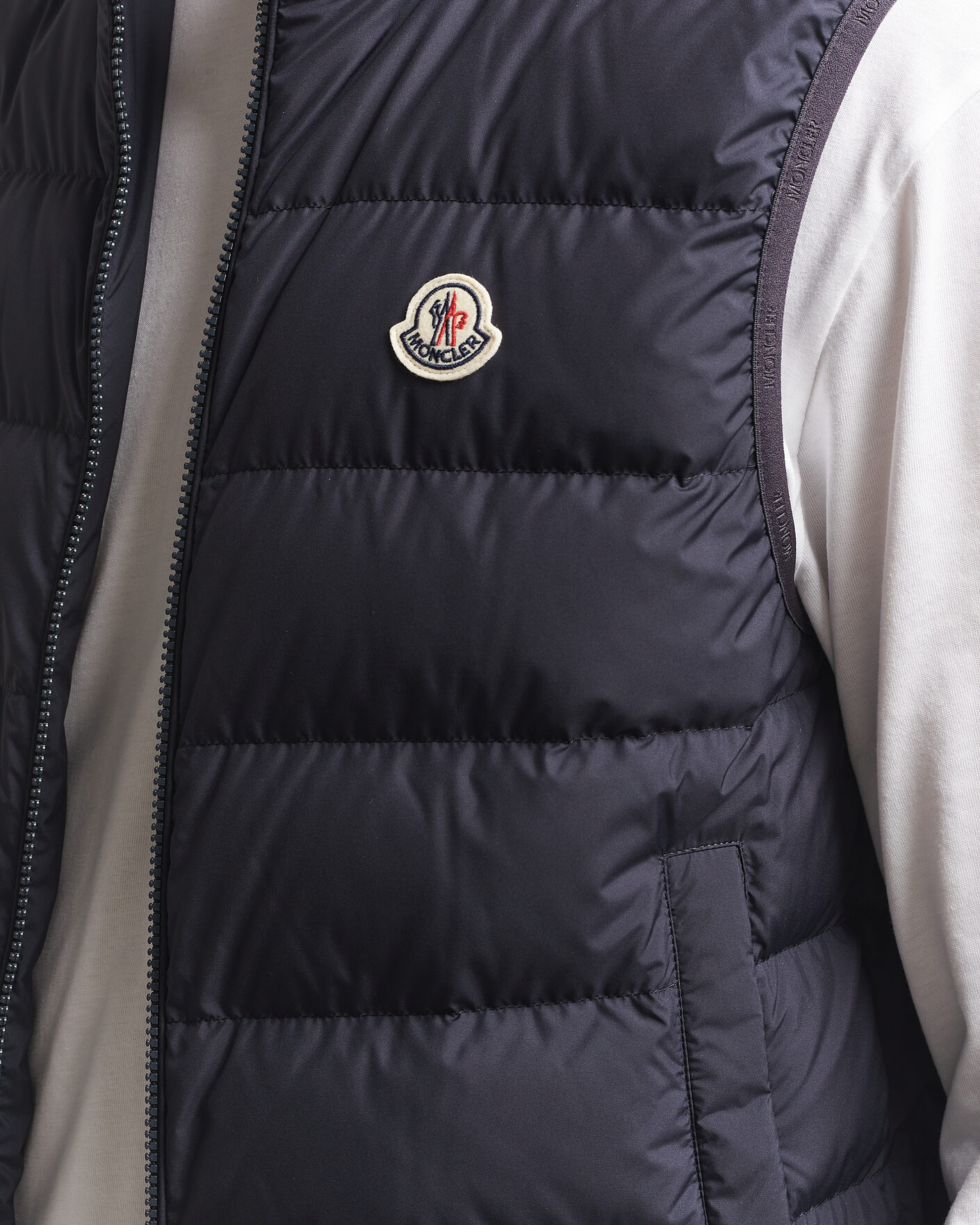 Heren | Gilets | Moncler | Contrin Down Vest Navy