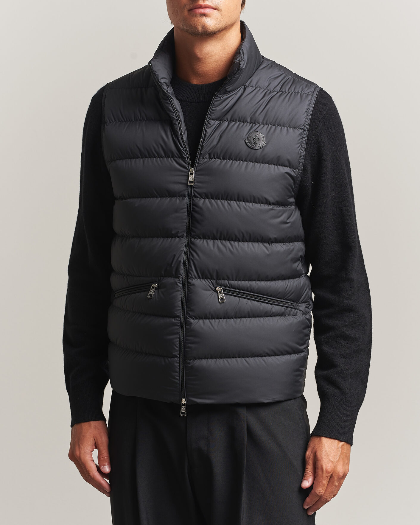Heren | Gilets | Moncler | Treompan Down Vest Black