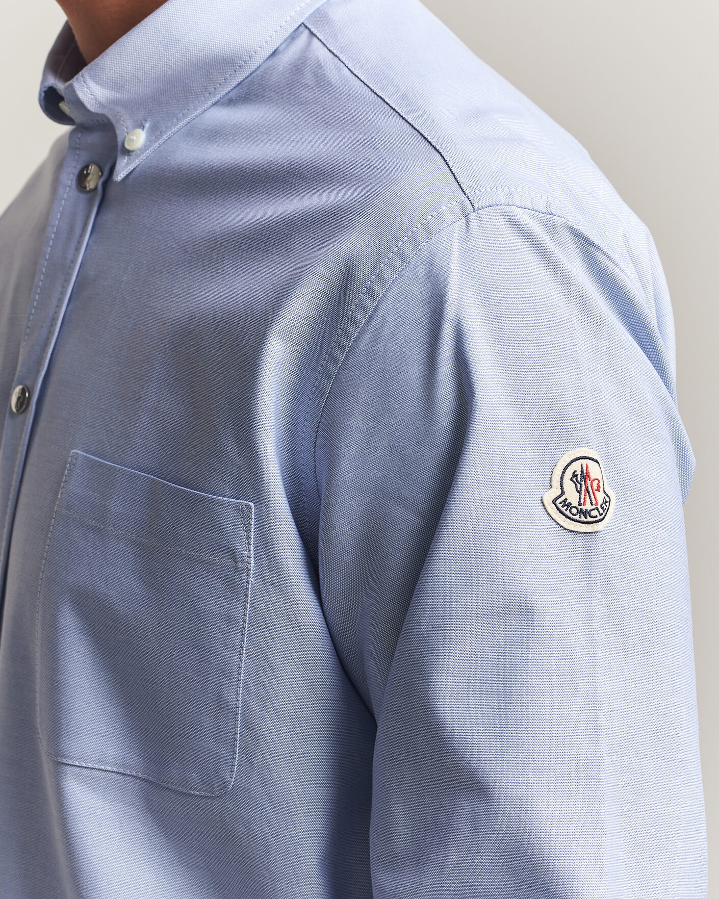 Homme | Chemises | Moncler | Popeline Shirt Light Blue