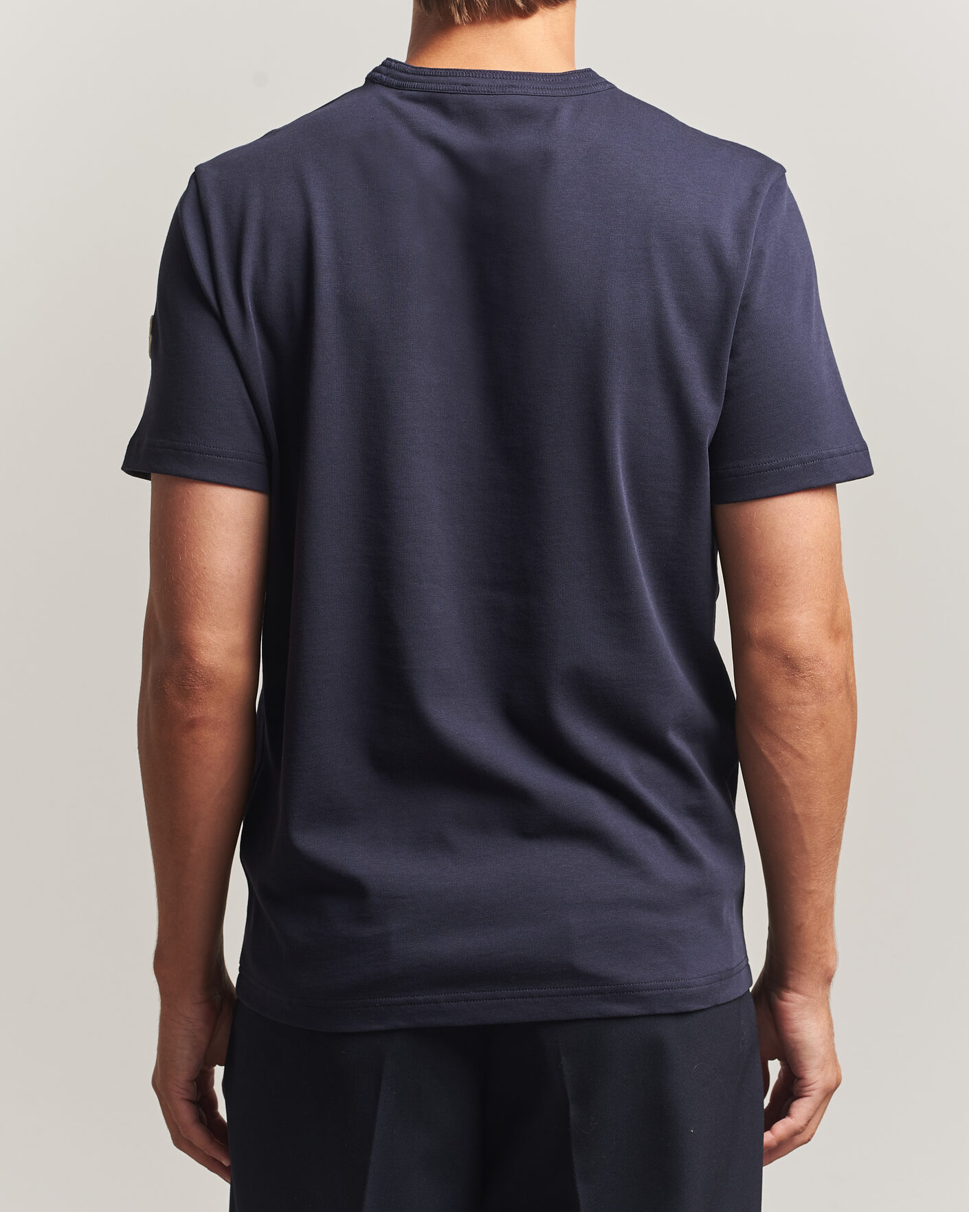 Heren | T-shirts | Moncler | Varsity Logo T-Shirt Navy