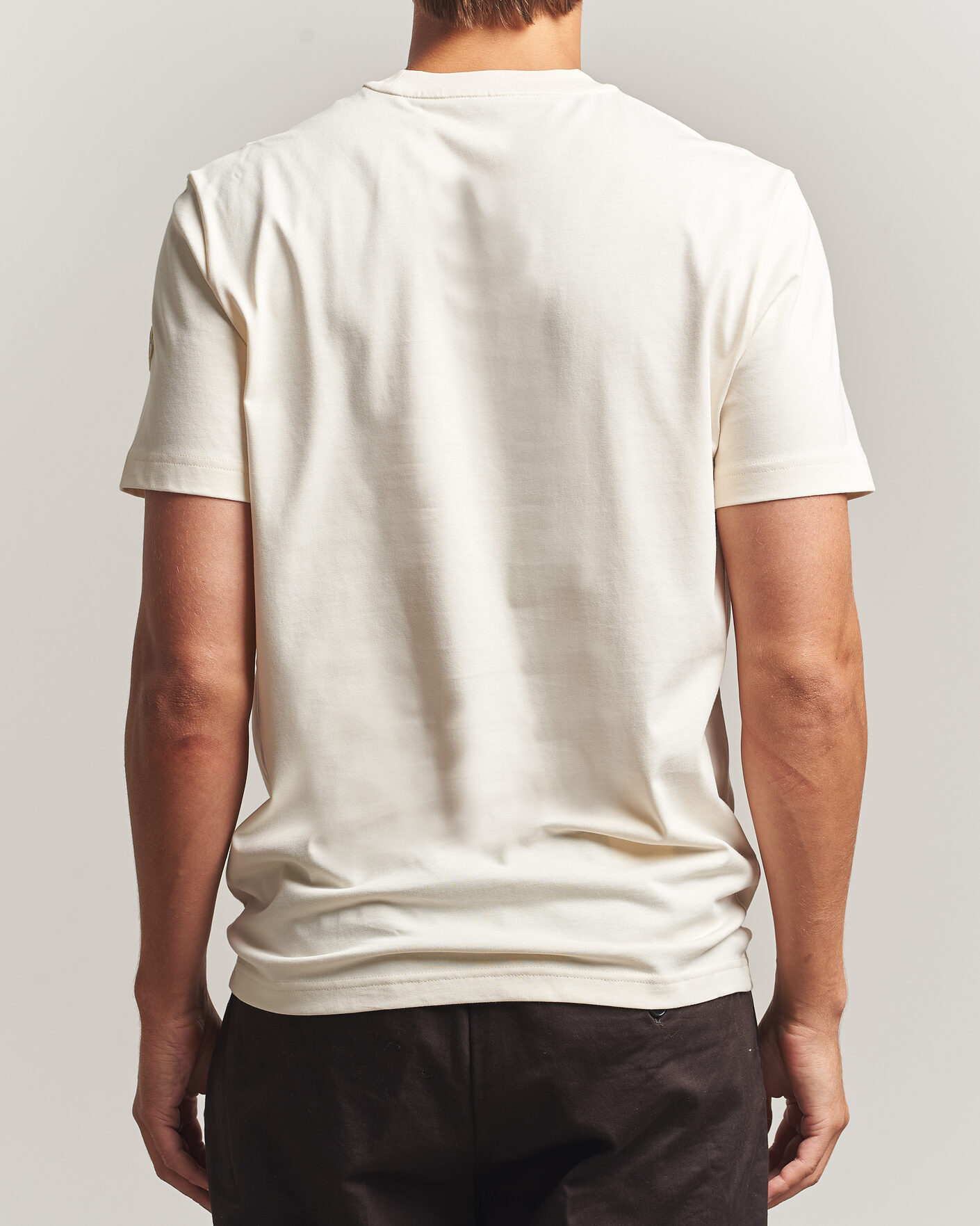 Homme | T-shirts | Moncler | College Logo T-Shirt Off White