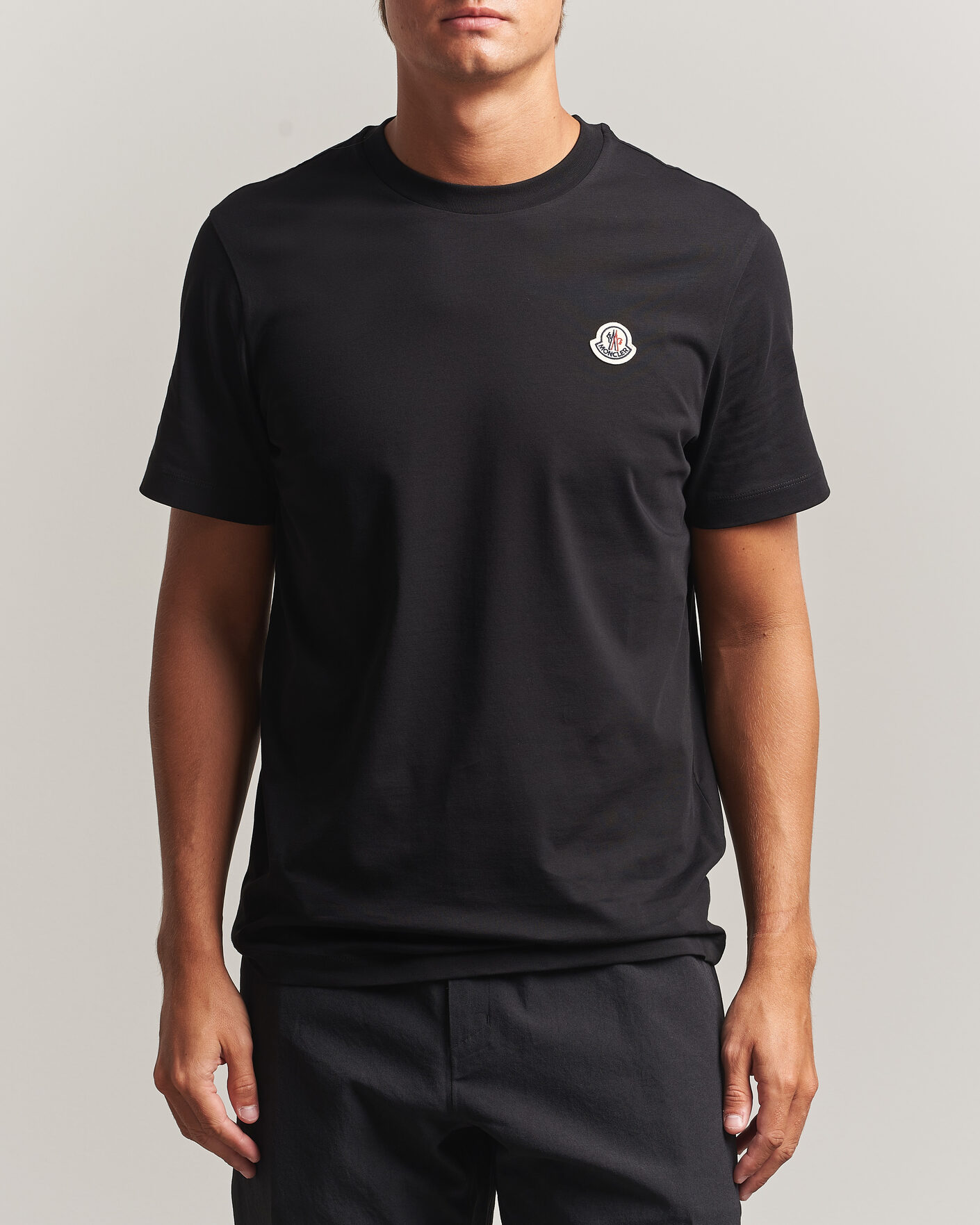 Heren | T-shirts | Moncler | 3-Pack Logo T-Shirts Black
