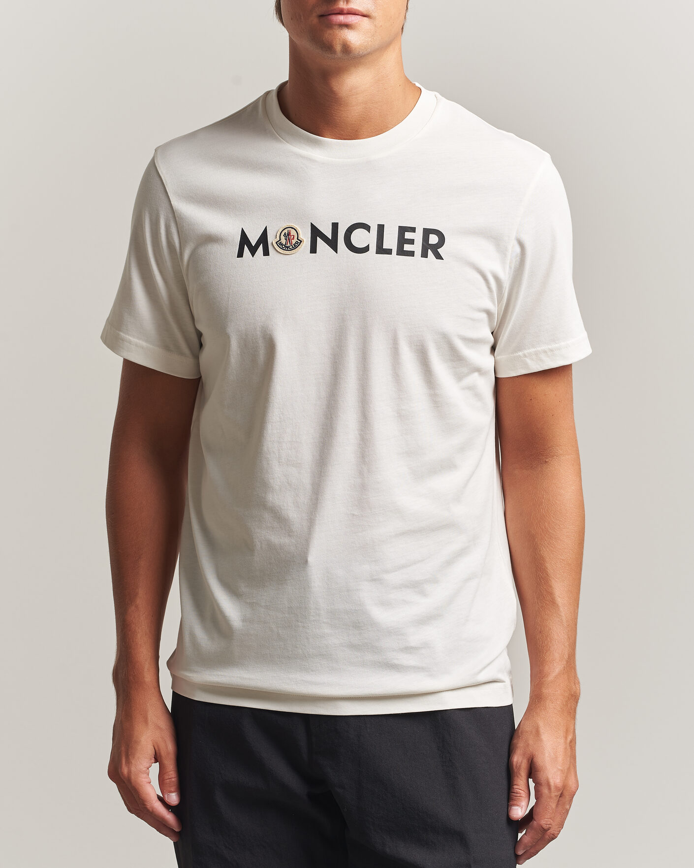 Homme | T-shirts | Moncler | Logo Lettering T-Shirts White