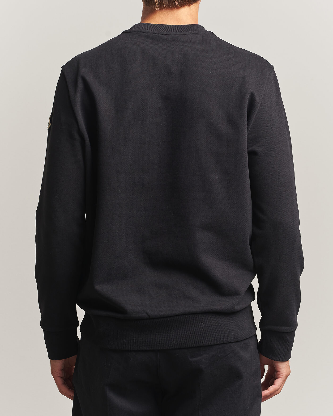Heren | Truien | Moncler | College Logo Sweatshirt Black