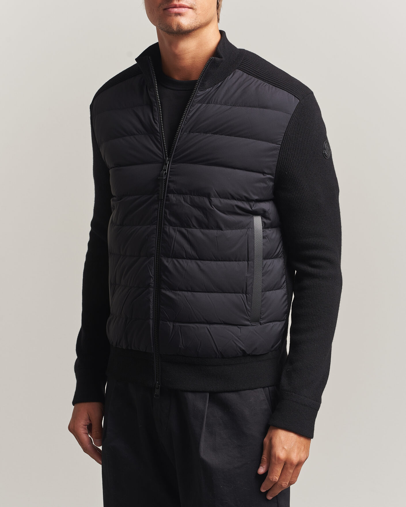 Homme | Manteaux Et Vestes | Moncler | Wool/Cashmere Hybrid Jacket Black