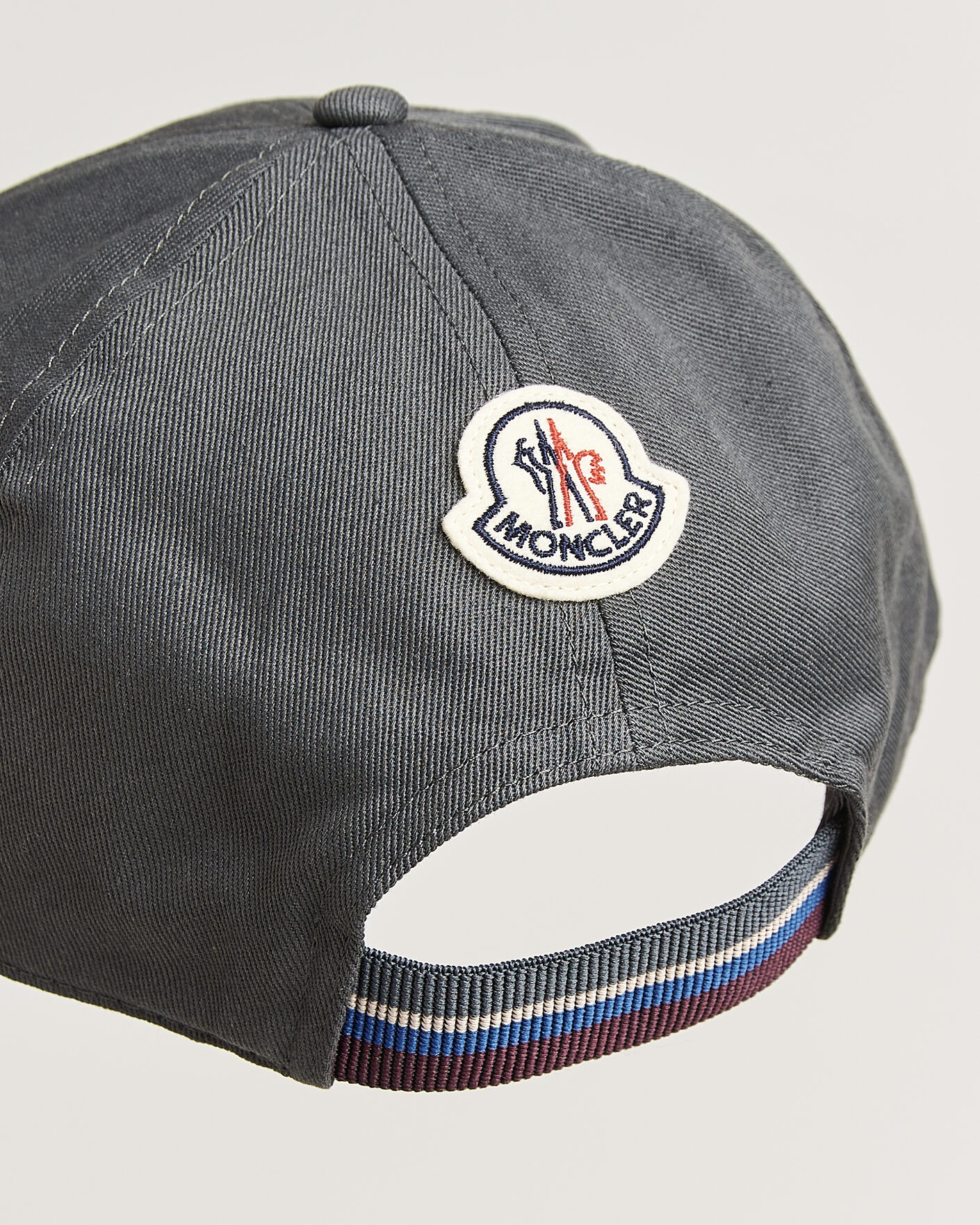 Heren | Hoeden en petten | Moncler | College Logo Baseball Cap Grey