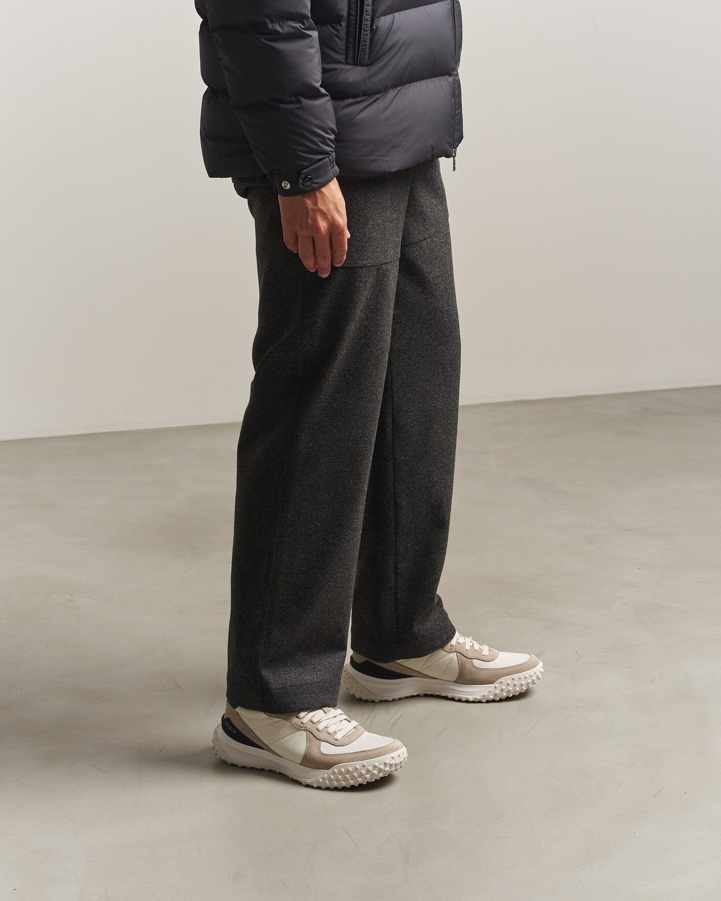 Homme | Baskets | Moncler | City Trek Sneakers White